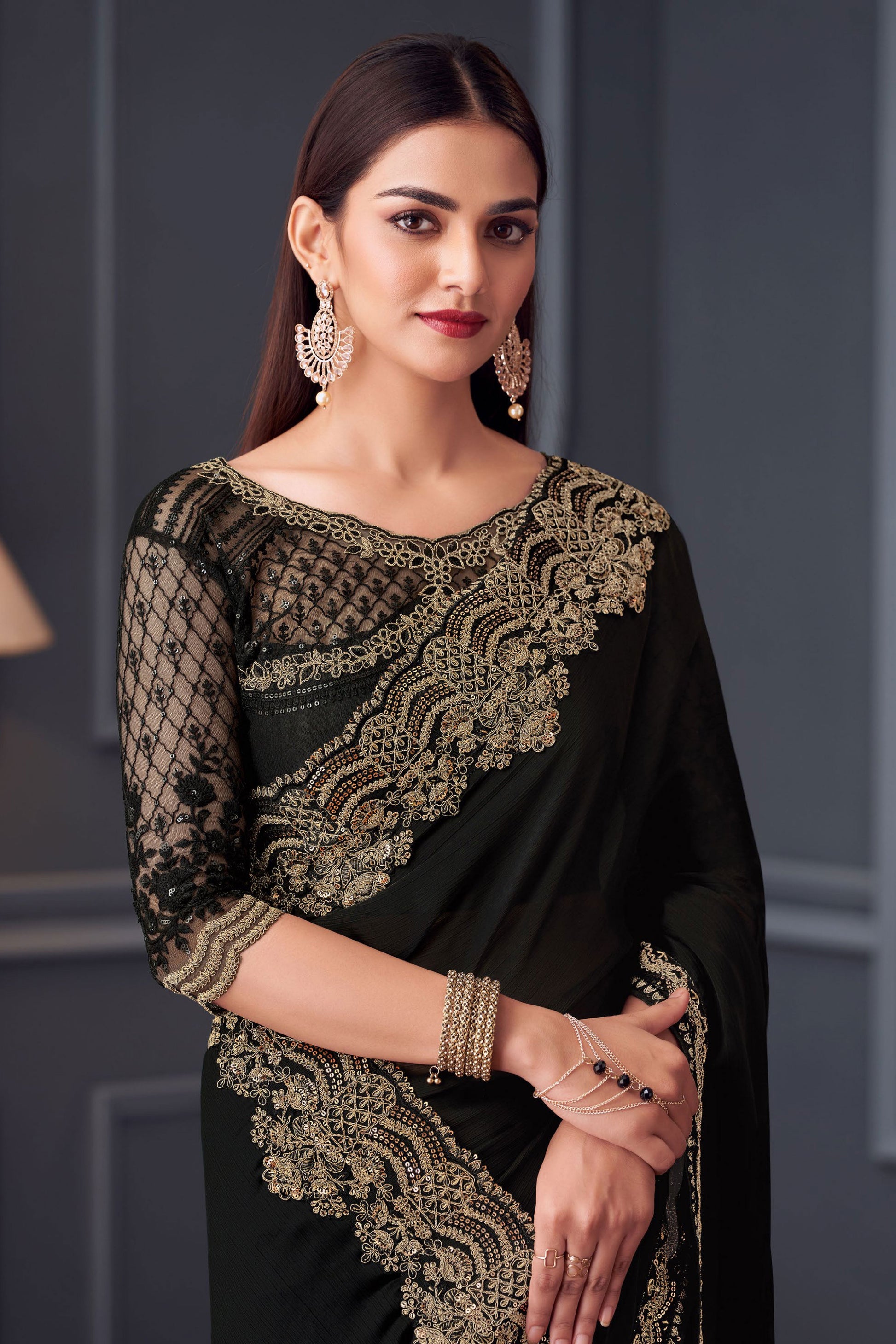 black-embroidered-chiffon-saree-zb132835_2_SareeButa.com