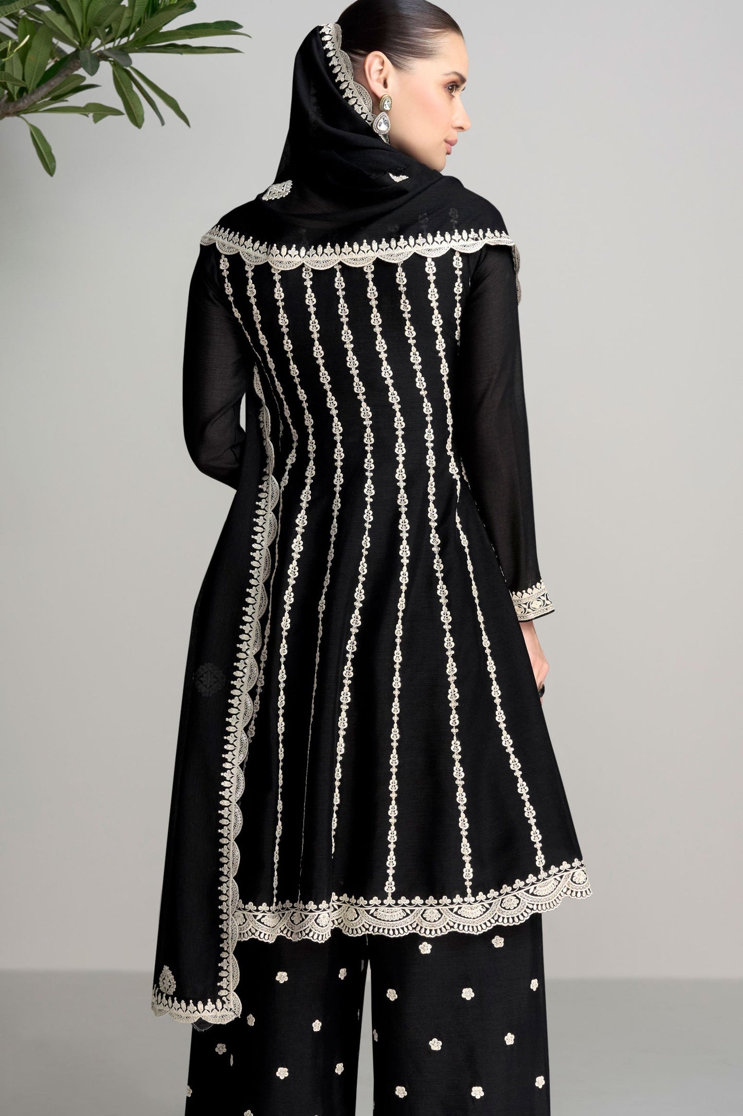 black-embroidered-chinon-silk-palazzo-suit-ss116_3_SareeButa.com