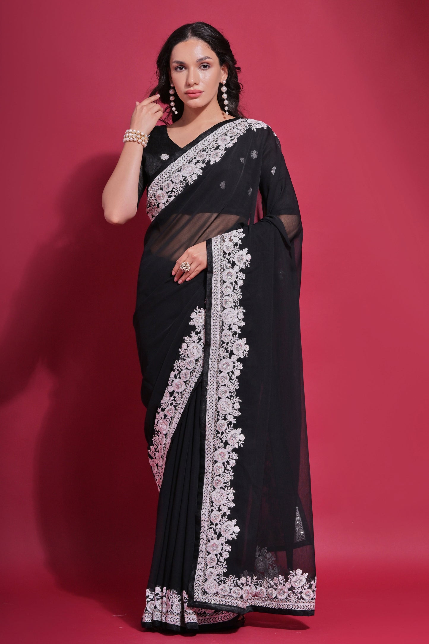 black-embroidered-georgette-saree-zb132125_1_SareeButa.com