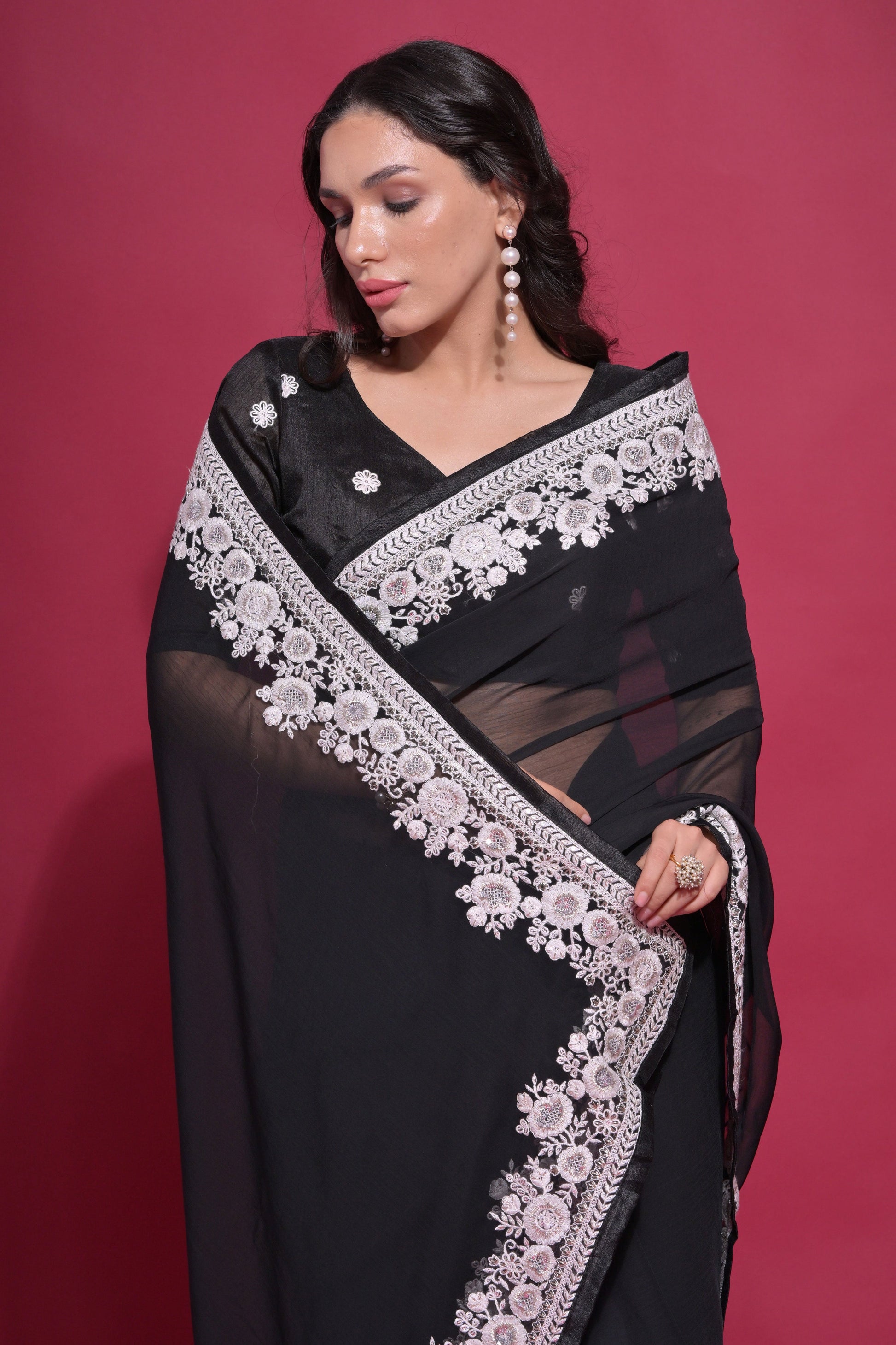 black-embroidered-georgette-saree-zb132125_2_SareeButa.com