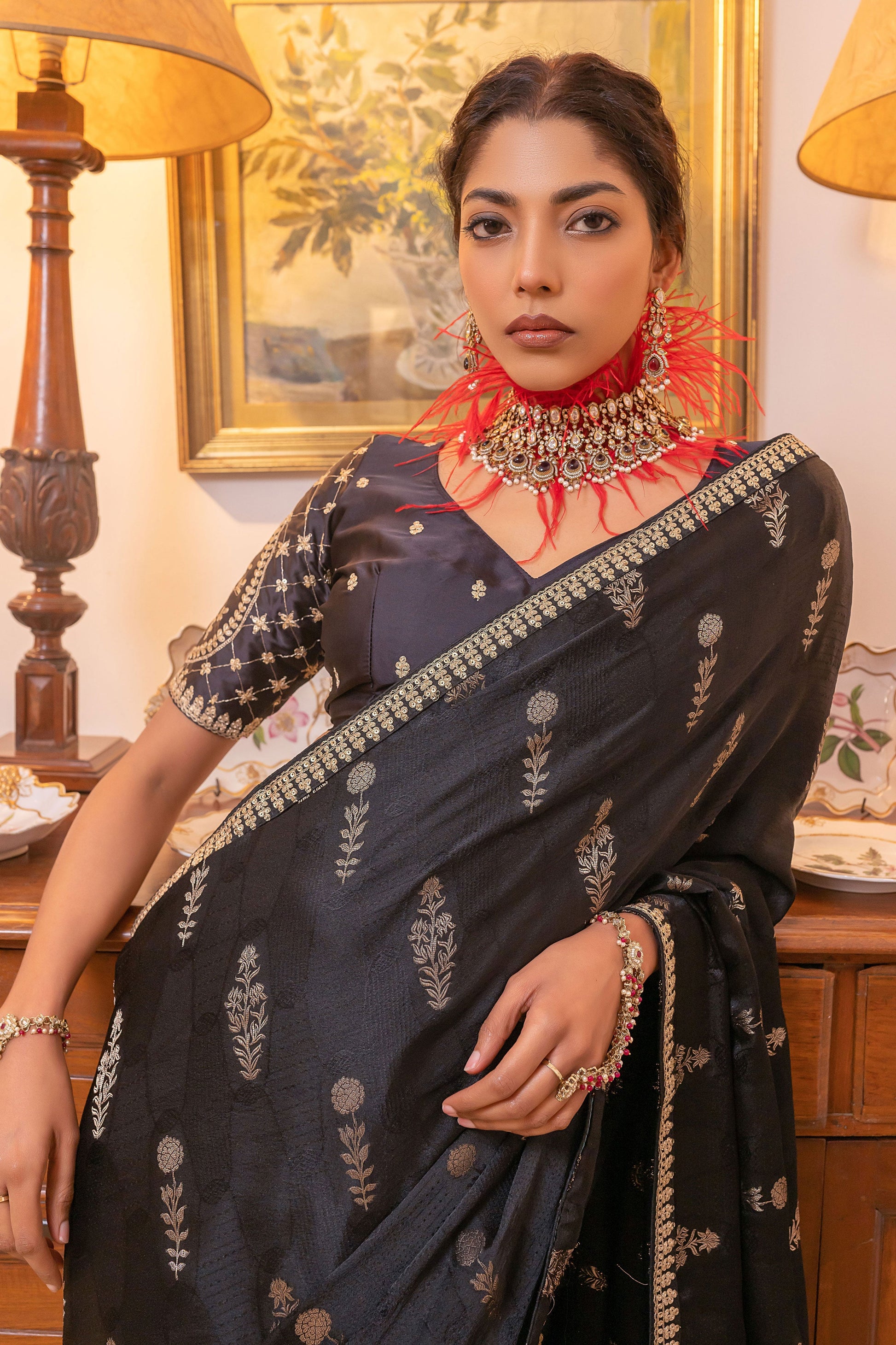 black-satin-silk-saree-zb132249_2_SareeButa.com