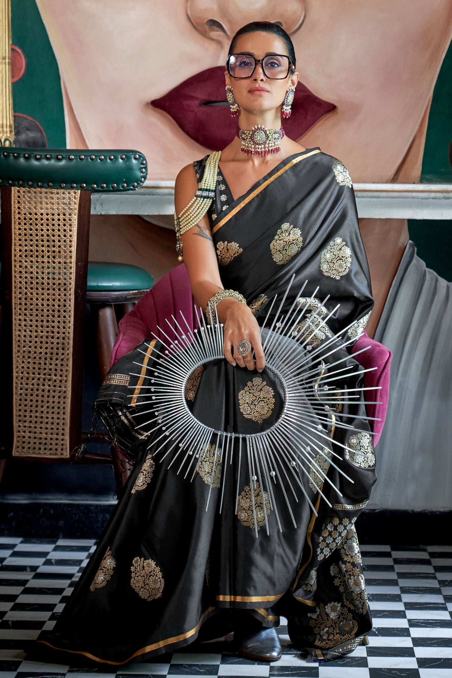 black-satin-silk-saree-zb132262_2_SareeButa.com