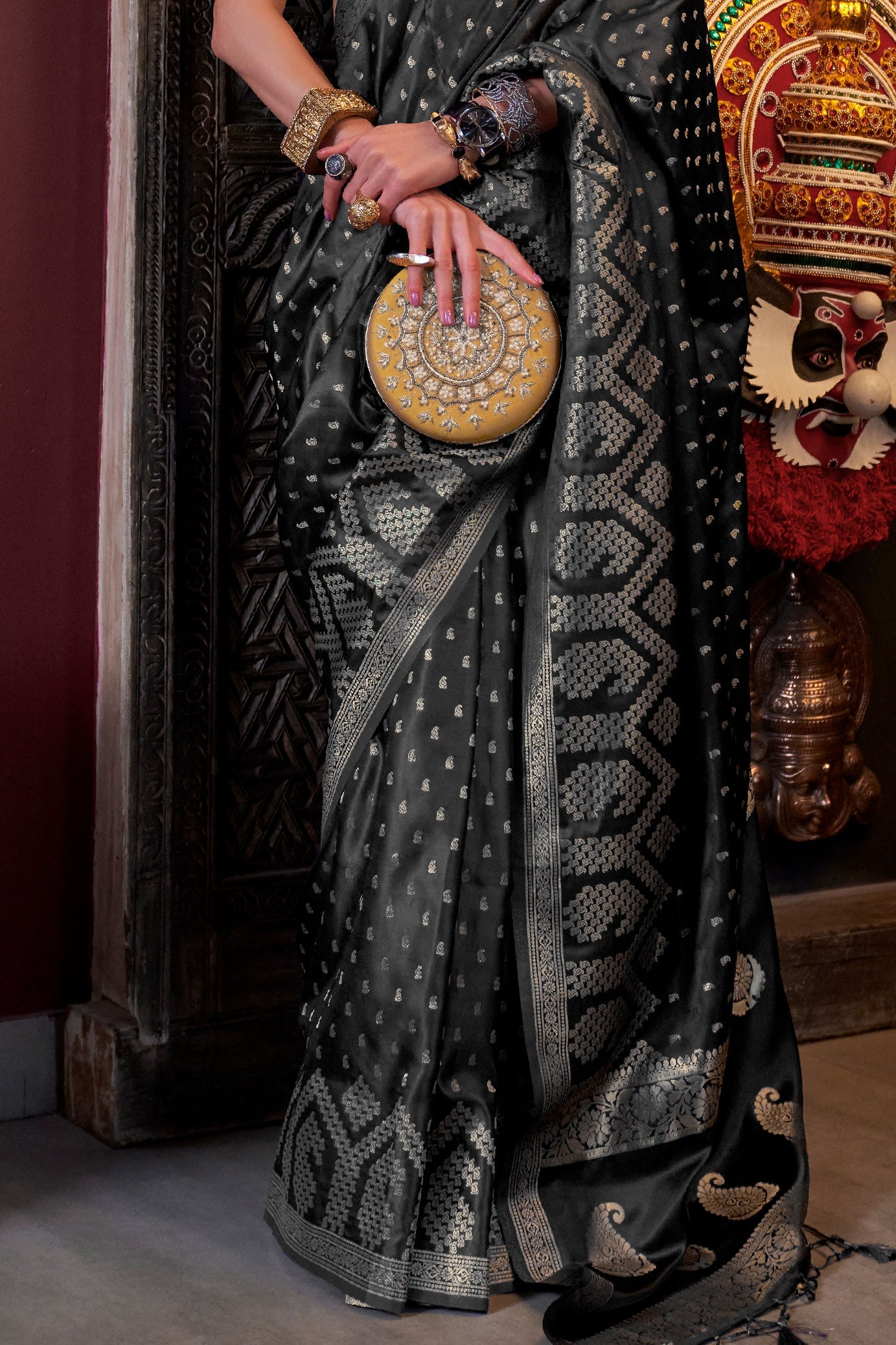 black-woven-satin-silk-saree-zb130595_3_SareeButa.com