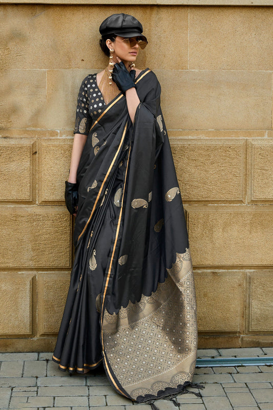 black-woven-satin-silk-saree-zb130977_1_SareeButa.com