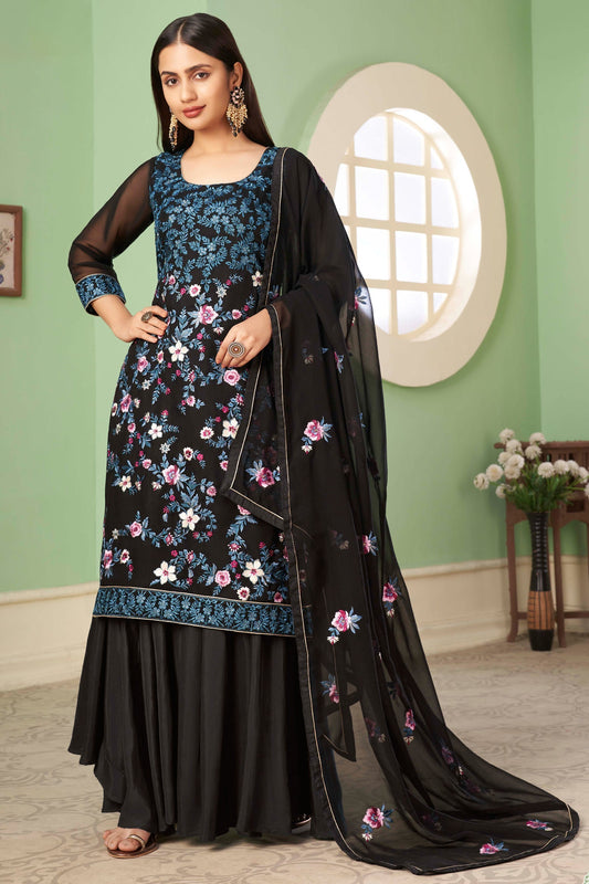 black-embroidered-georgette-suit-ss054_1_SareeButa.com