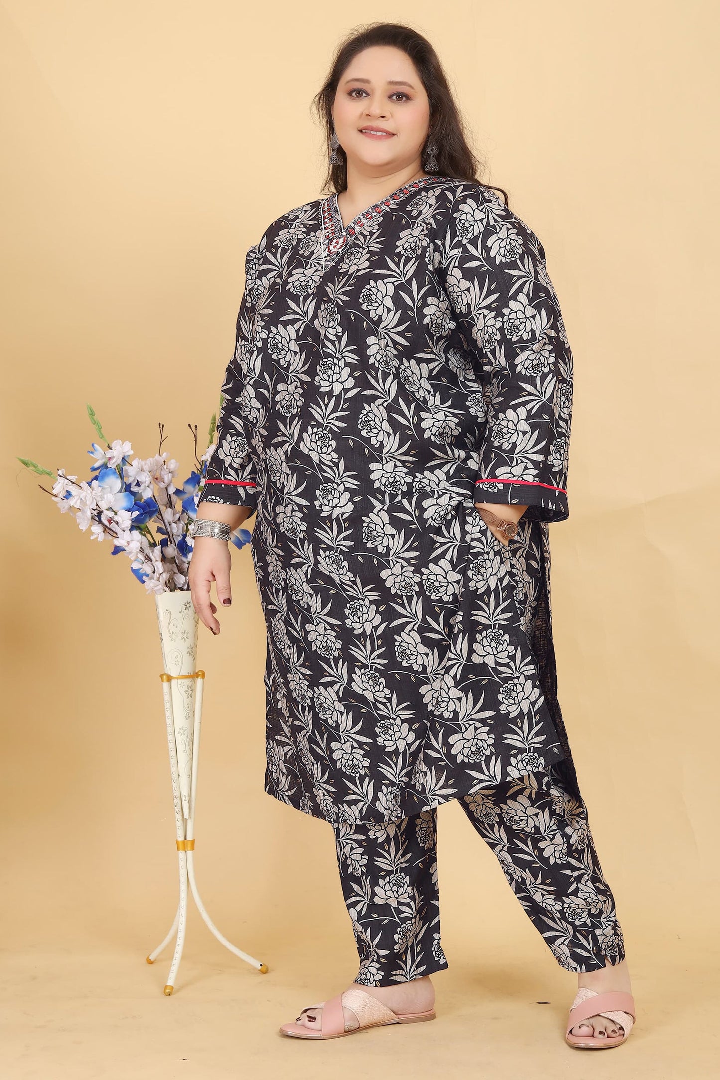 Black Readymade Viscose Suit-SAR11755_4_SareeButa.com