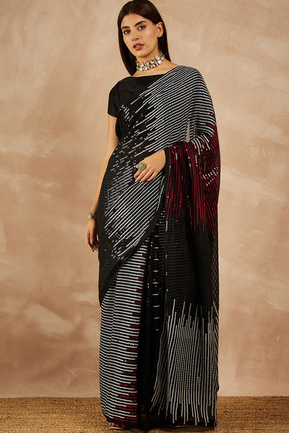 black-sequin-saree-zb130450_1_SareeButa.com