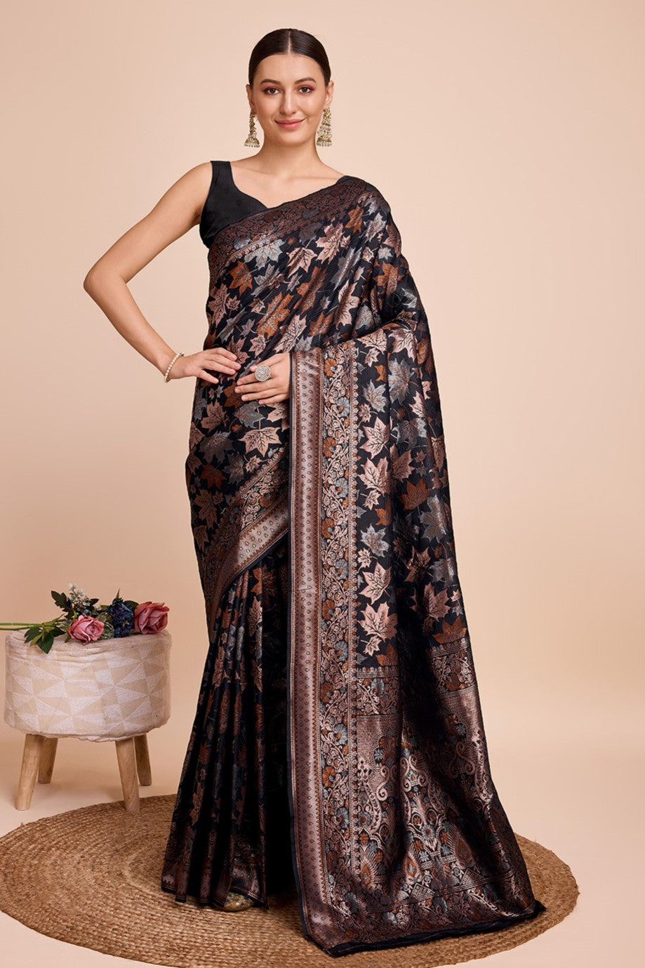 black-woven-silk-saree-zb131440_1_SareeButa.com