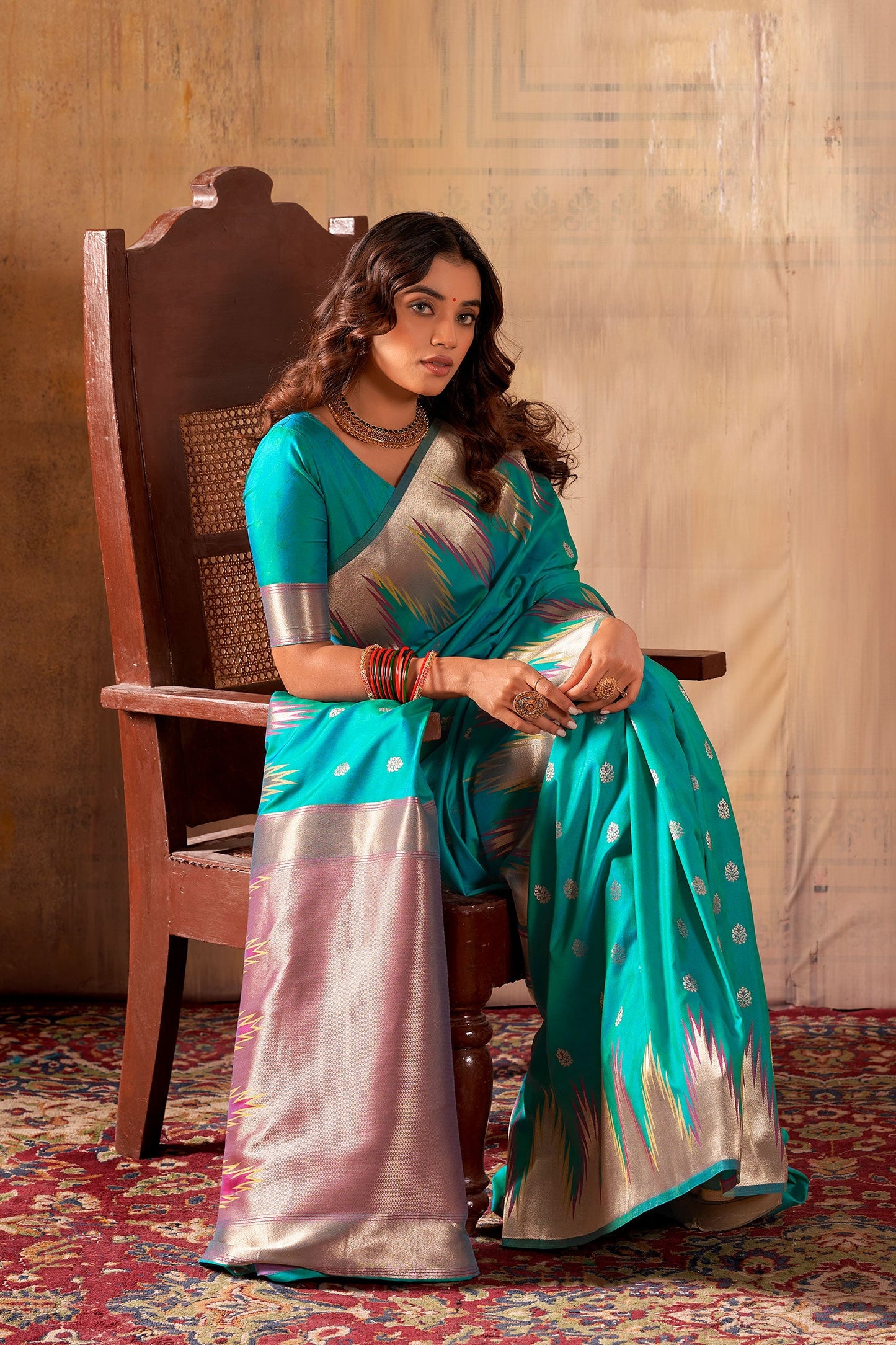 blue-green-banarasi-silk-saree-zb130800_3_SareeButa.com