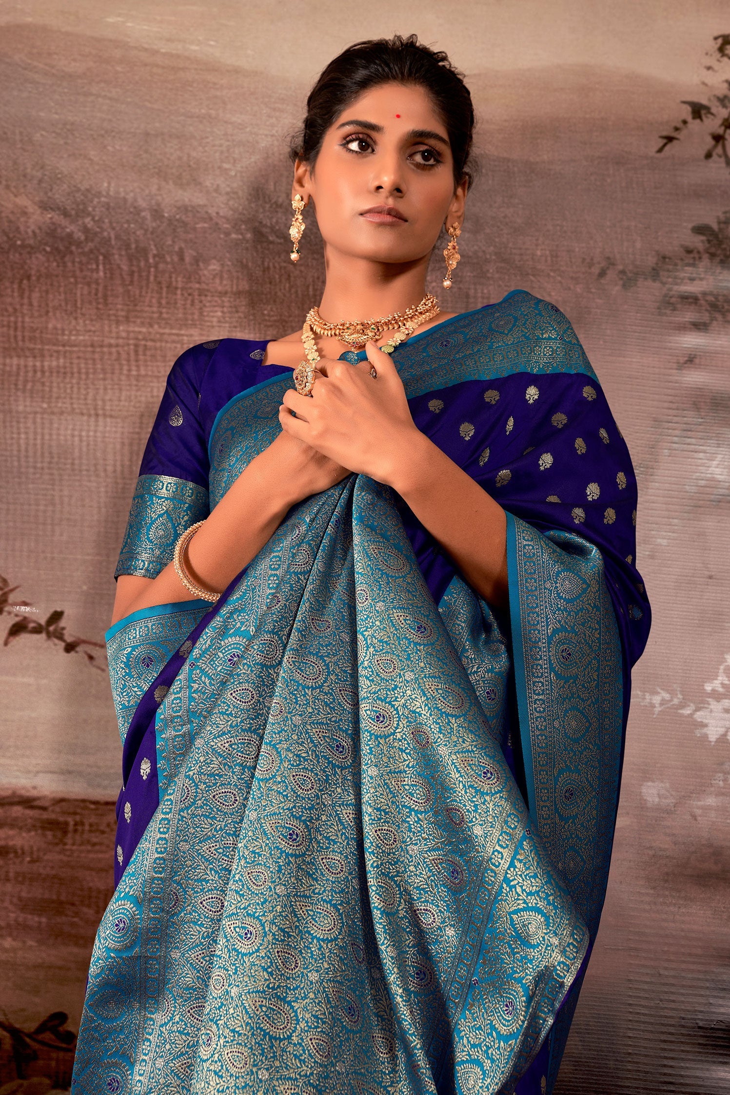 blue-banarasi-silk-saree-zb131704_2_SareeButa.com