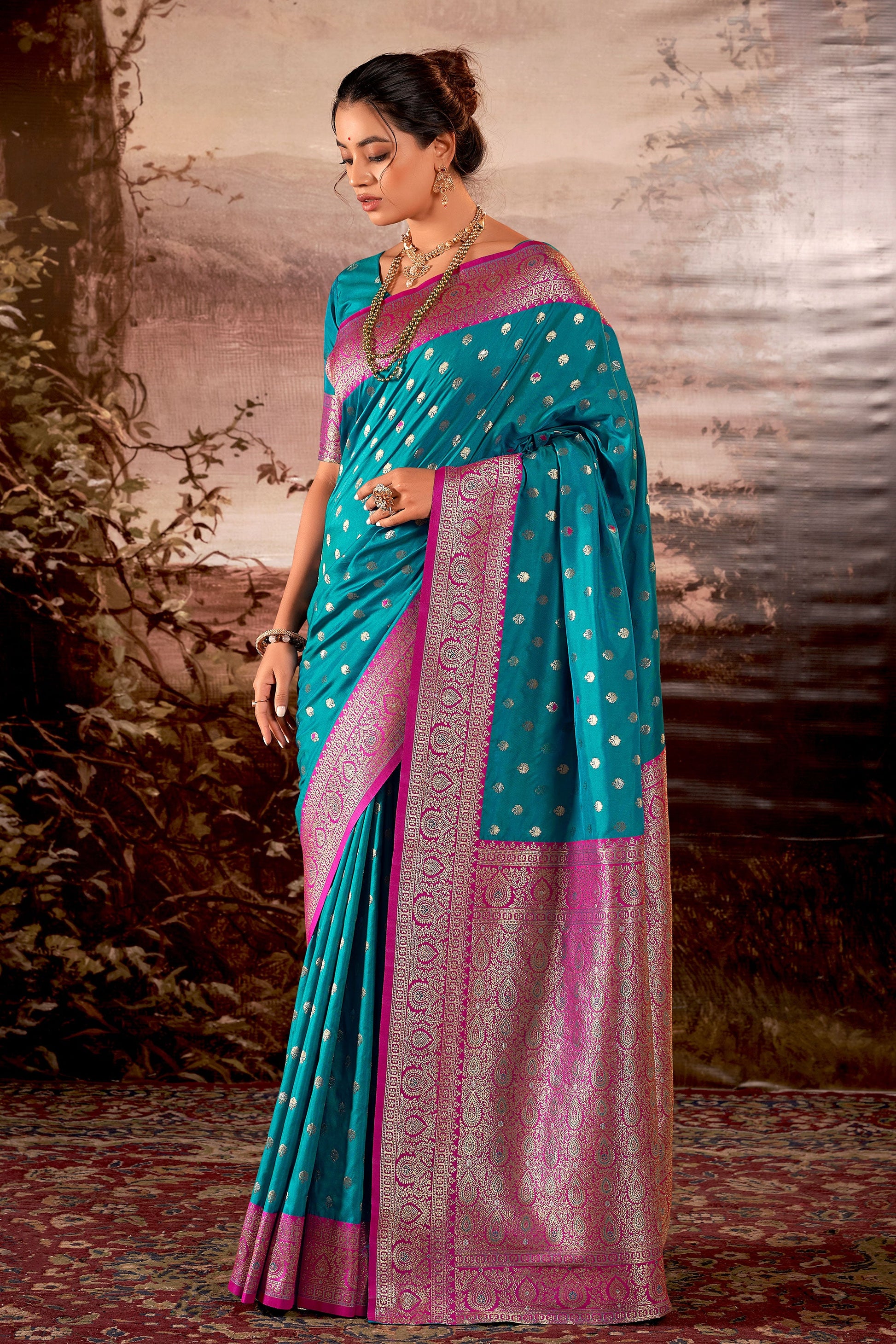 blue-banarasi-silk-saree-zb131707_1_SareeButa.com