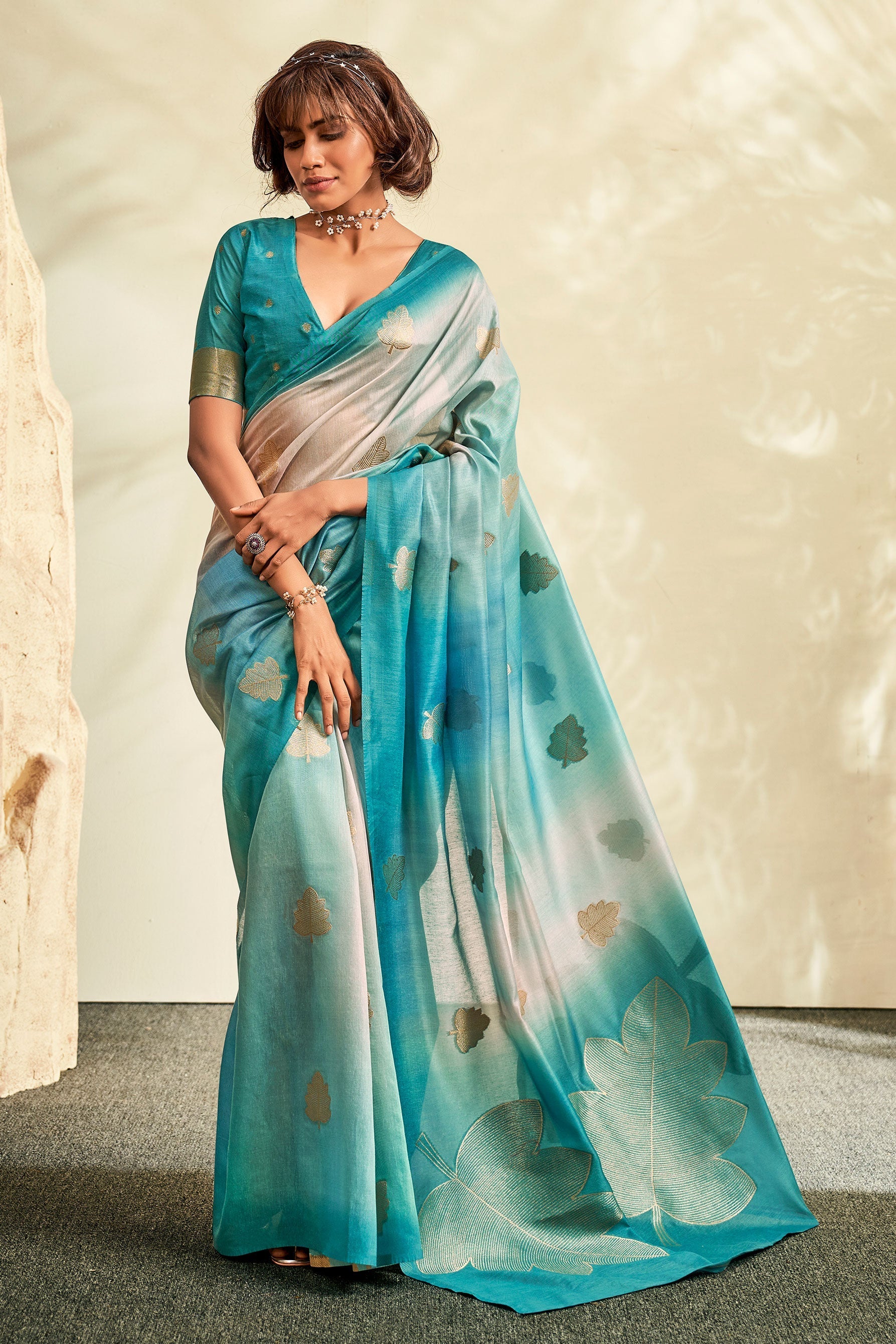 blue-cotton-silk-saree-zb130656_1_SareeButa.com