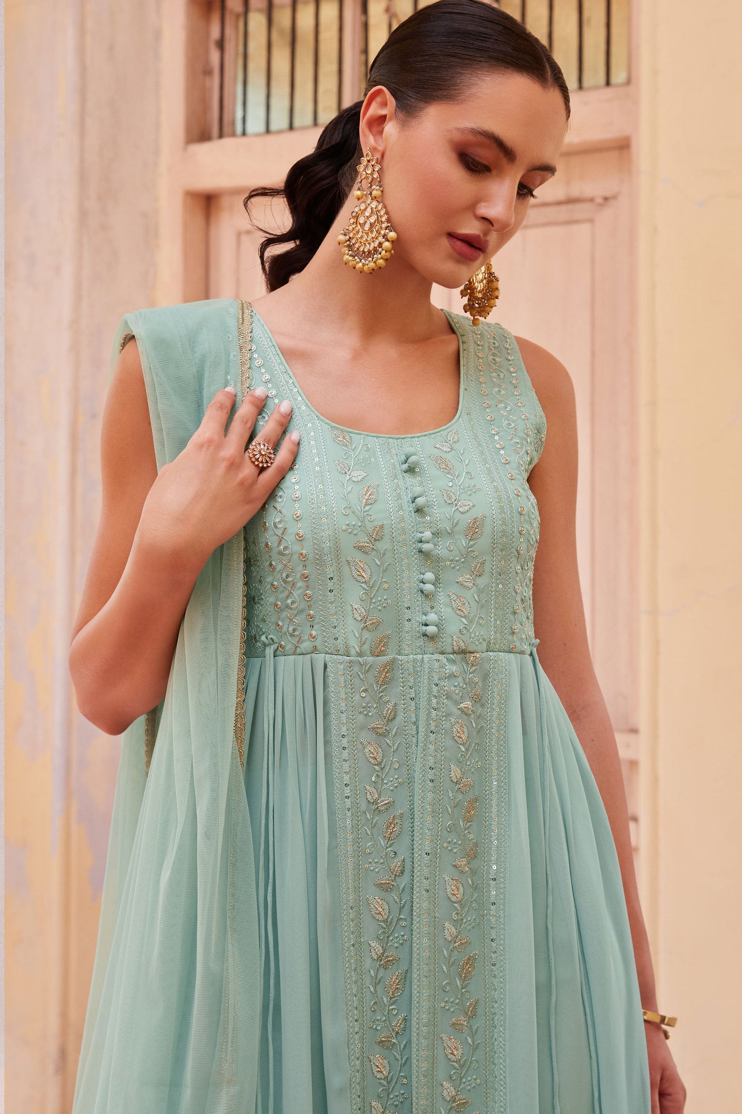 blue-embroidered-front-slit-georgette-suit-ss106_2_SareeButa.com