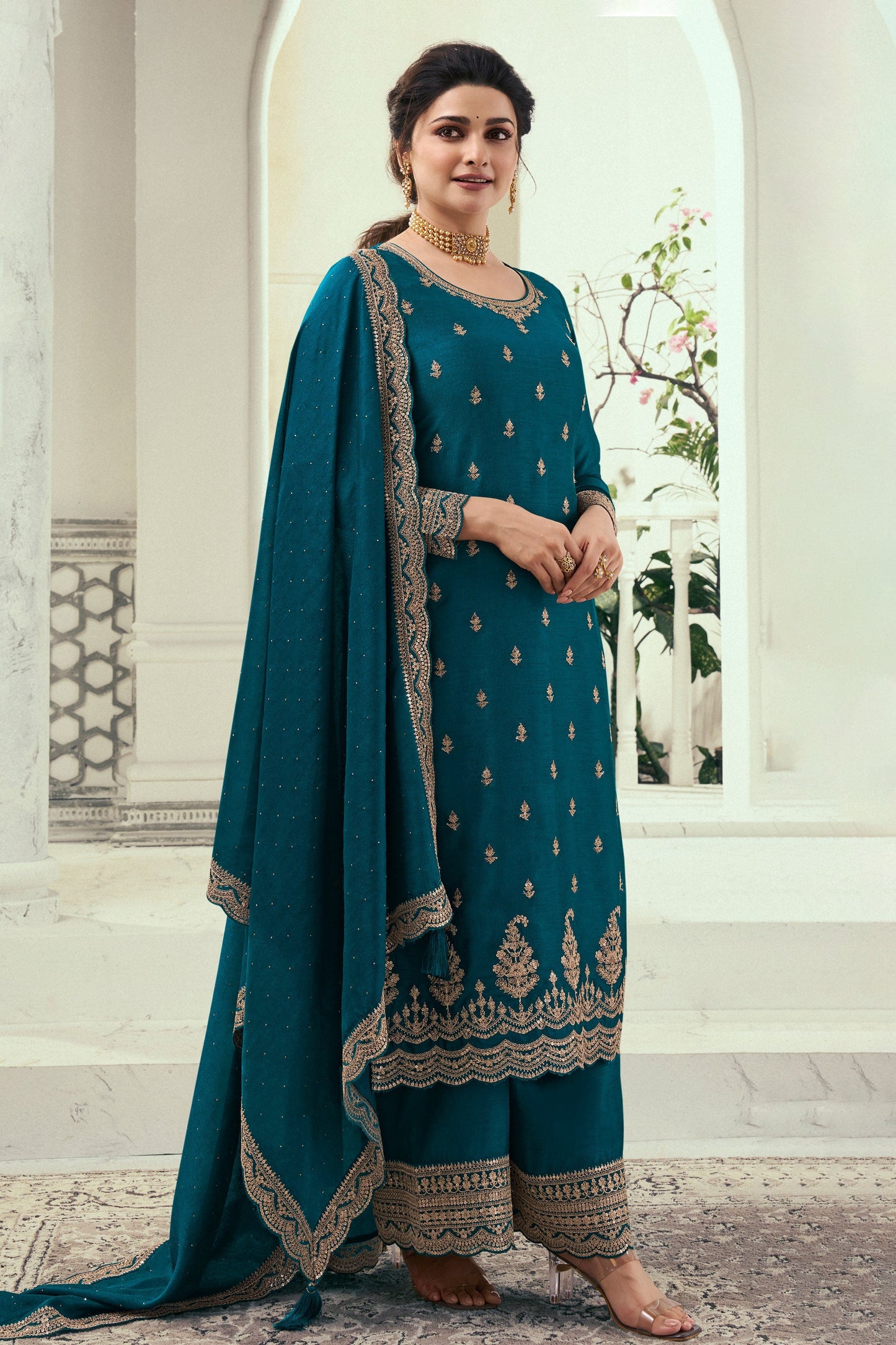 blue-embroidered-georgette-palazzo-suit-zbss100009_1_SareeButa.com