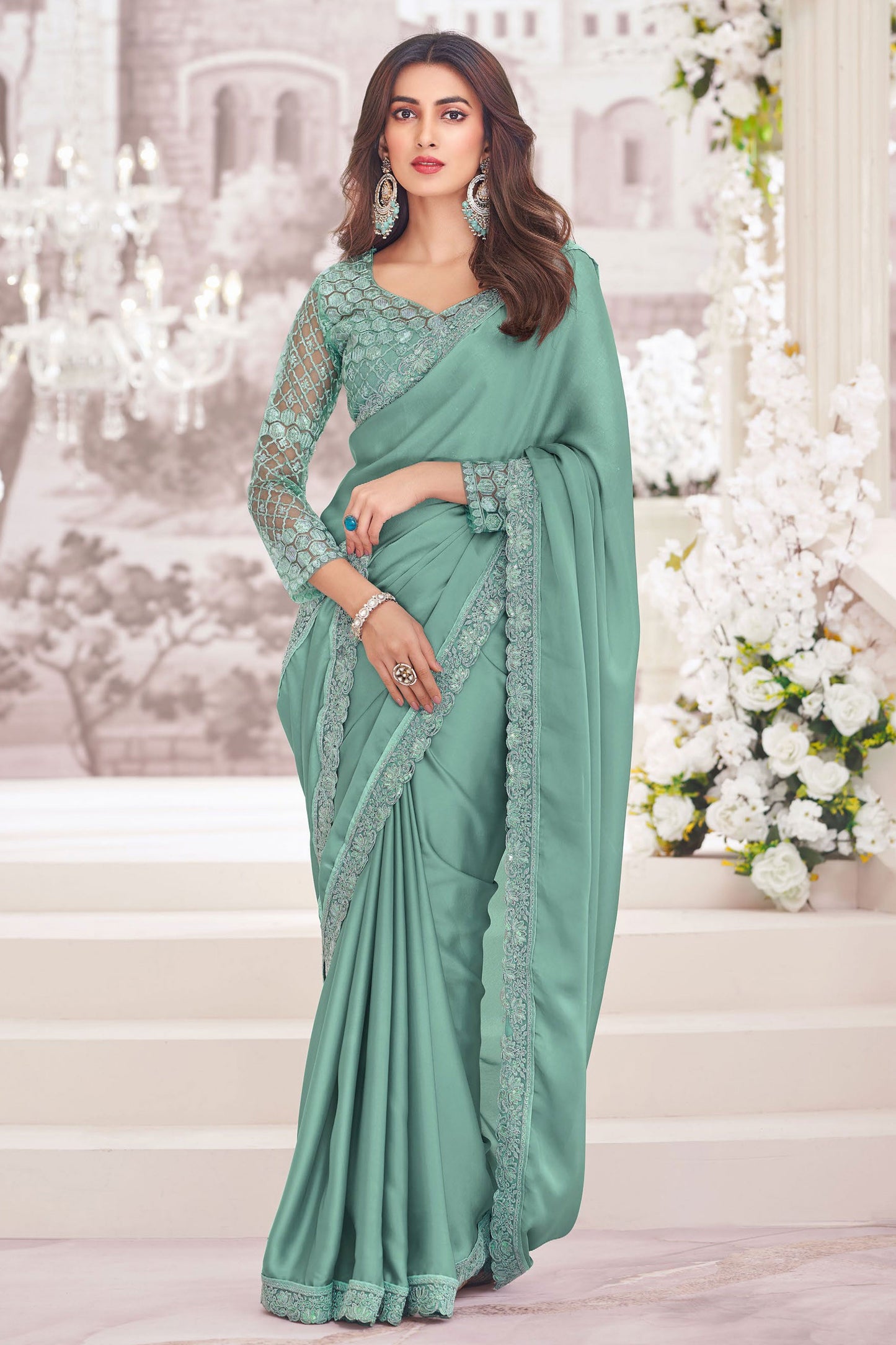 blue-embroidered-satin-saree-zb132535_1_SareeButa.com