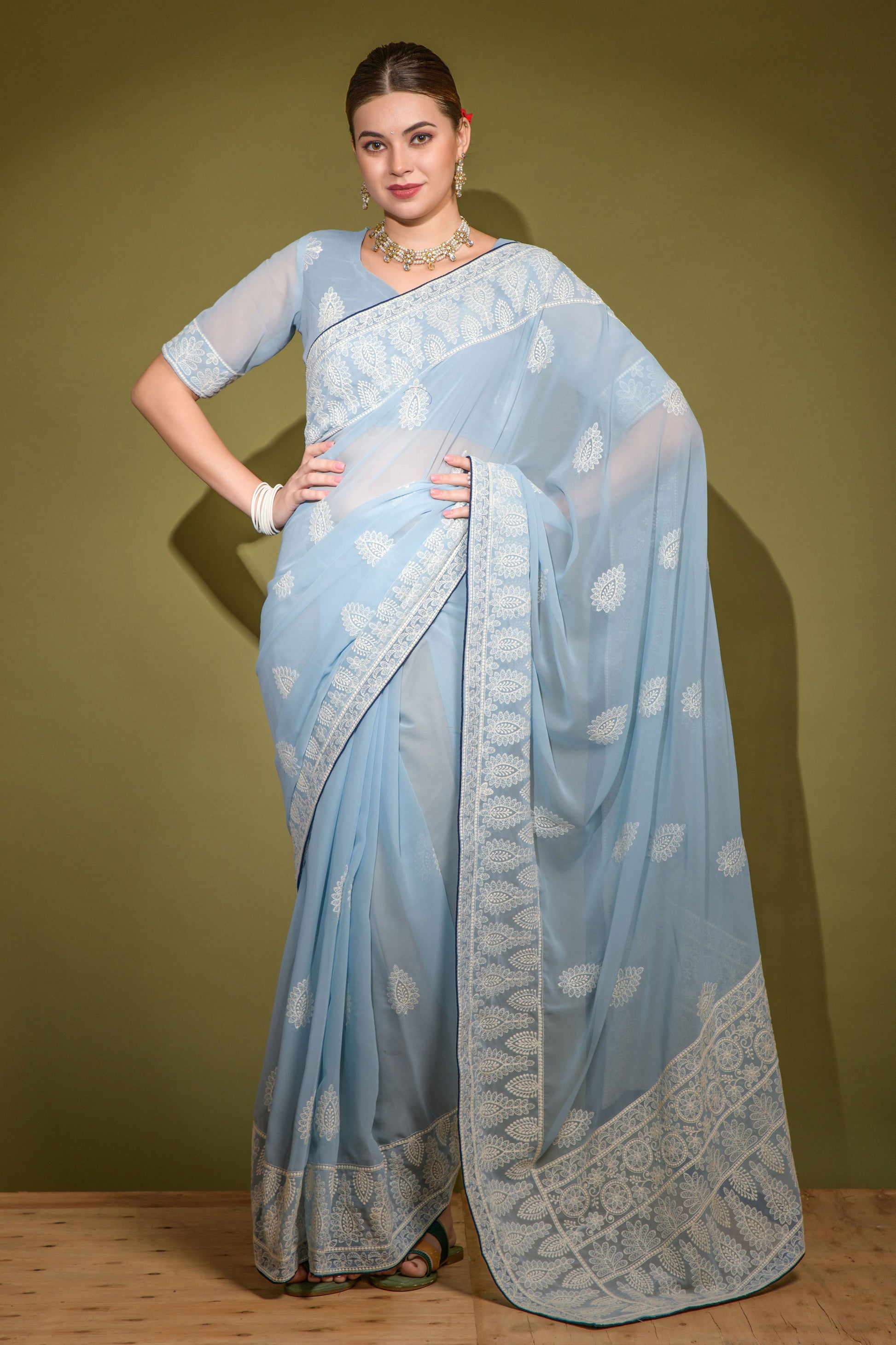 blue-geogette-chikankari-saree-zb131369_1_SareeButa.com