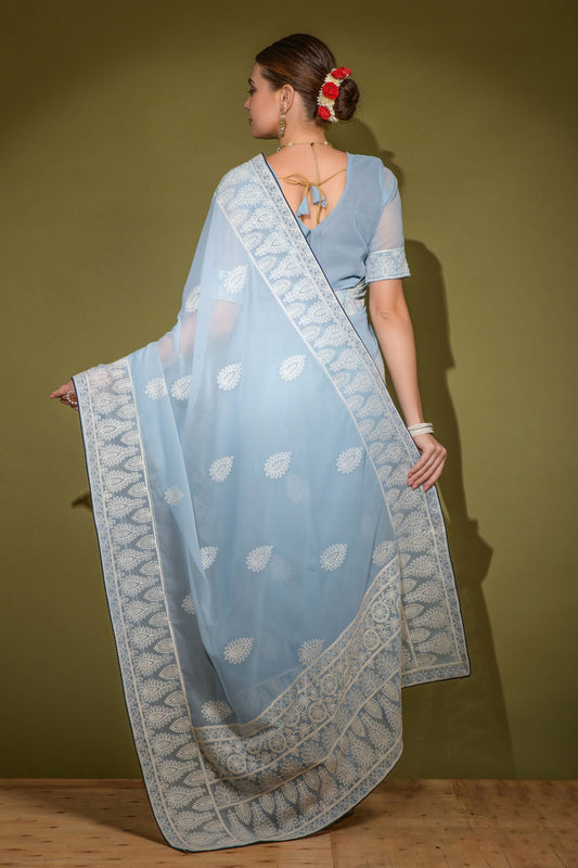blue-geogette-chikankari-saree-zb131369_2_SareeButa.com