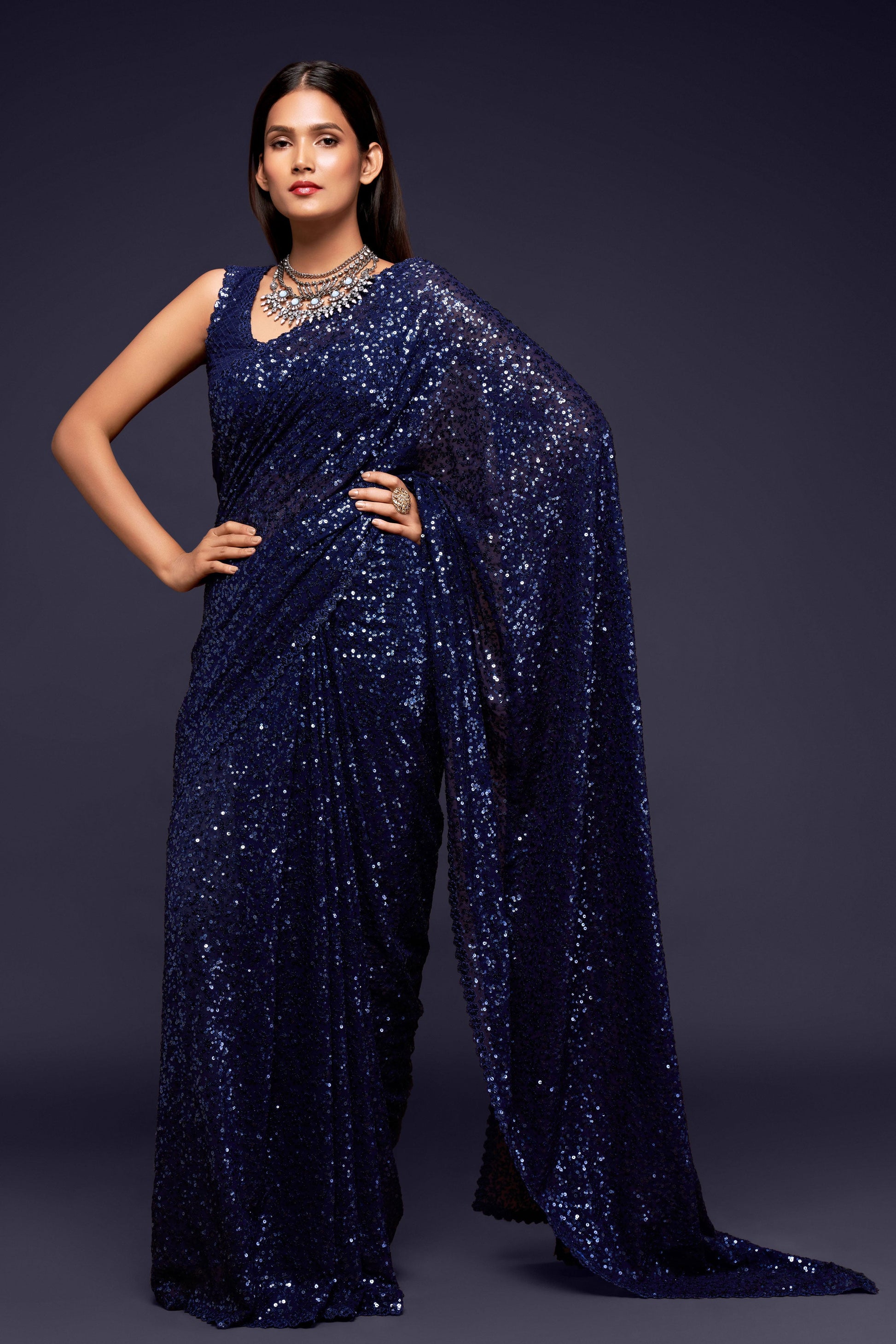 blue-georgette-sequin-saree-zb131768_1_SareeButa.com