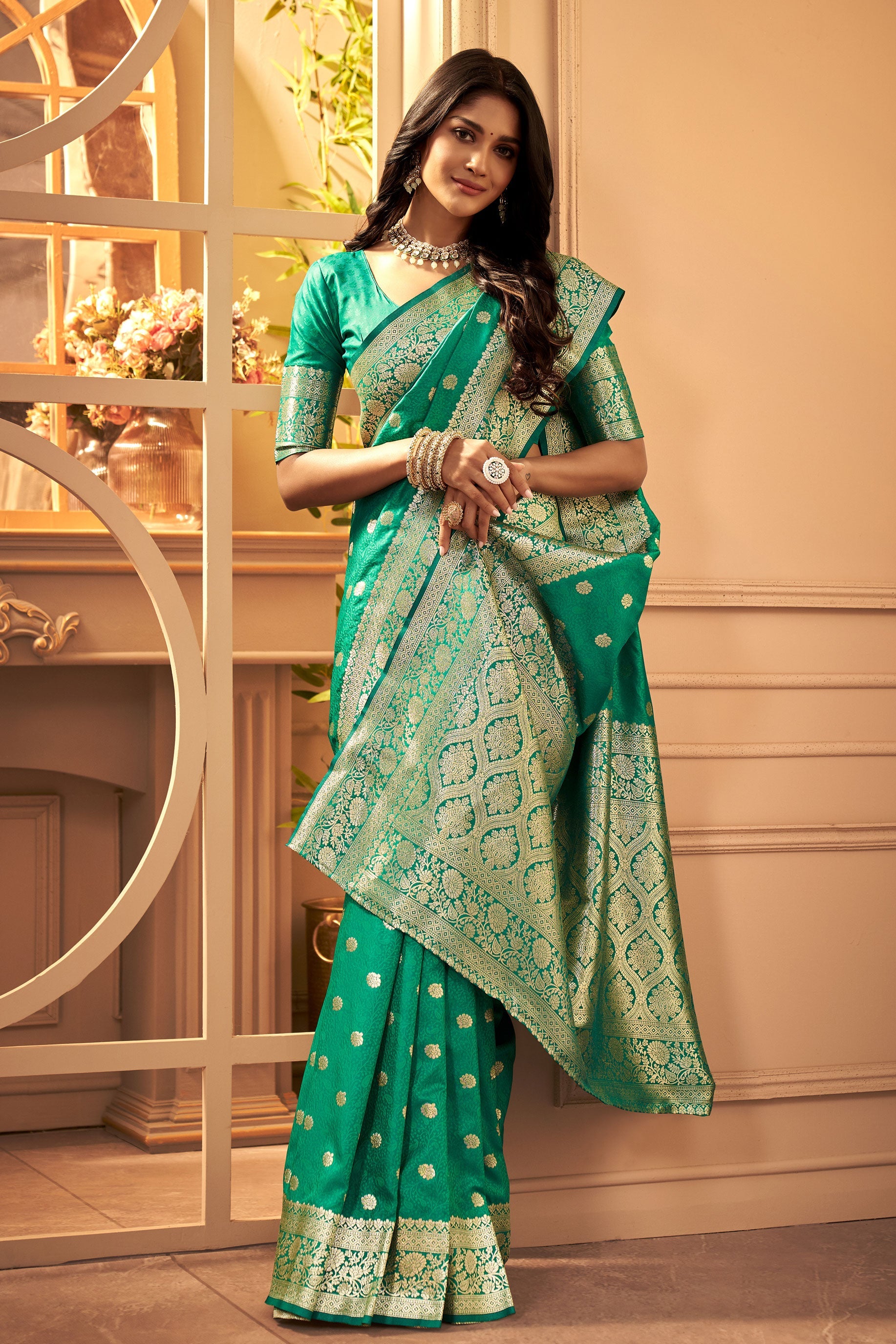 blue-green-banarasi-silk-saree-zb131608_3_SareeButa.com