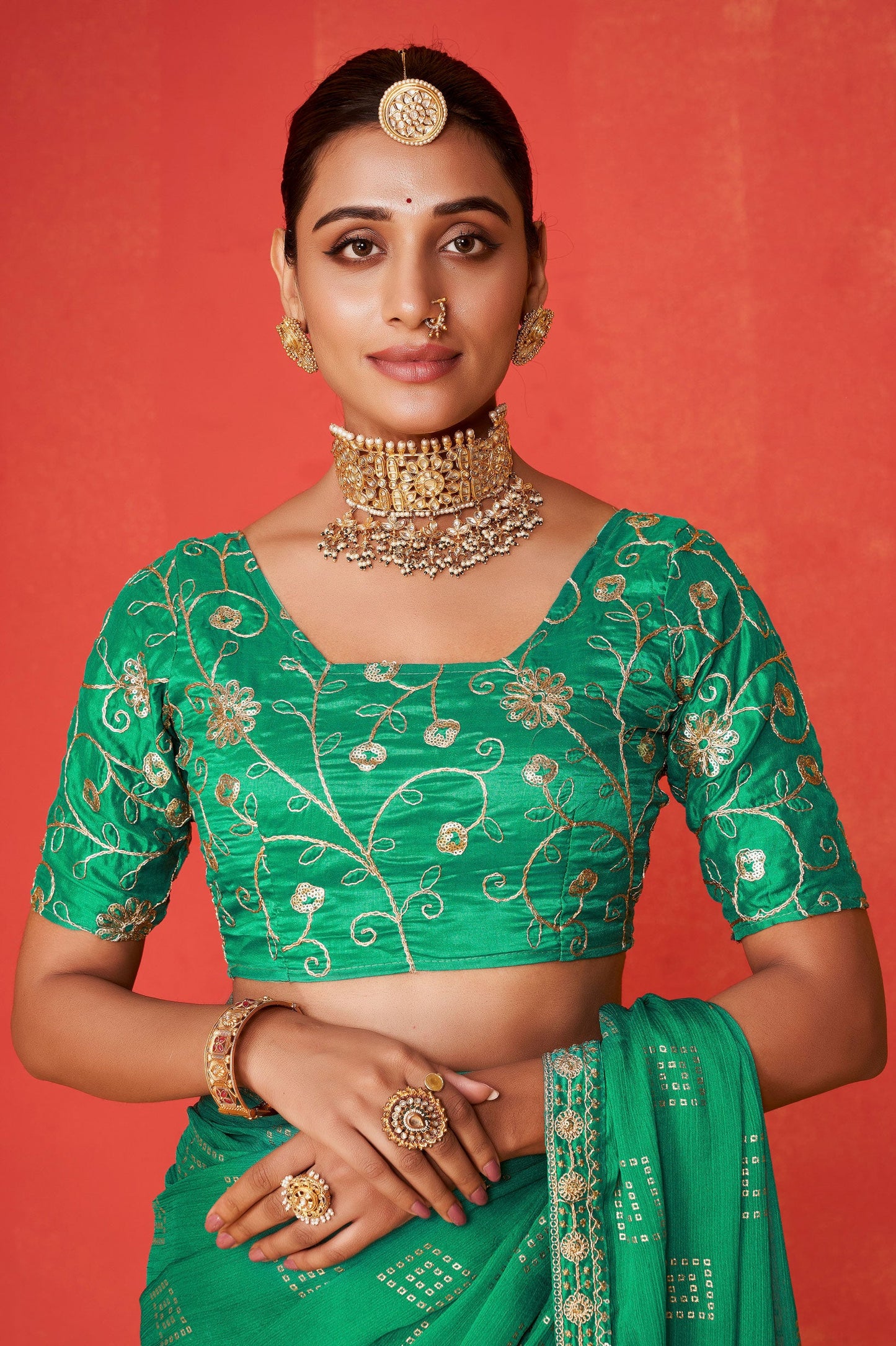 blue-green-embroidered-chiffon-bandhani-saree-zb131252_3_SareeButa.com