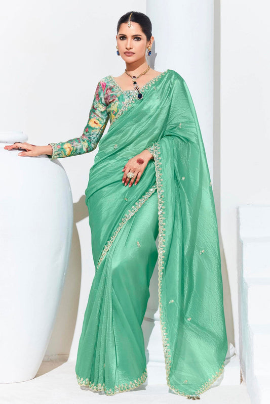 blue-green-embroidered-organza-saree-zb132104_1_SareeButa.com