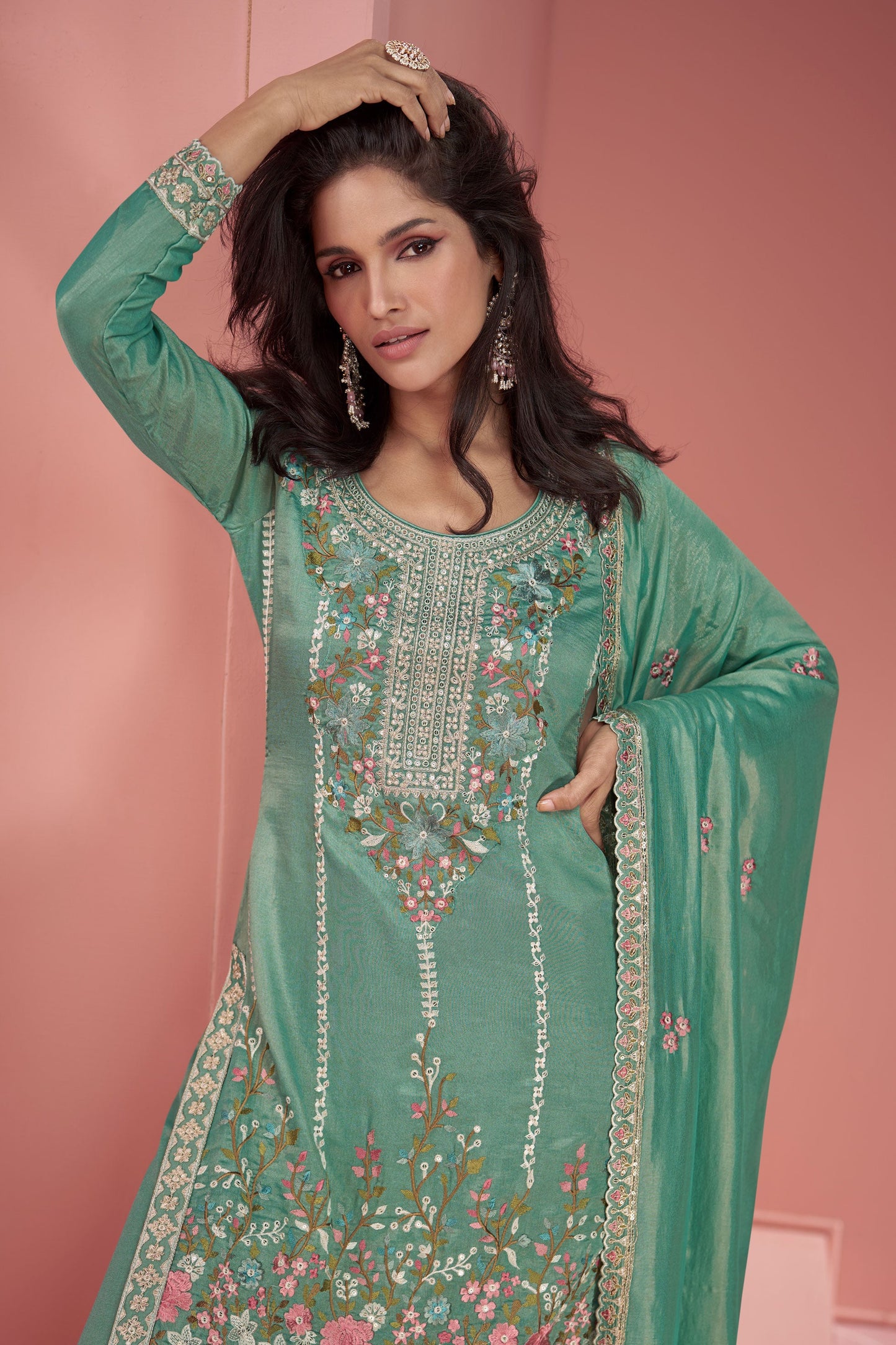 blue-green-embroidered-organza-silk-palazzo-suit-zbss100070_2_SareeButa.com