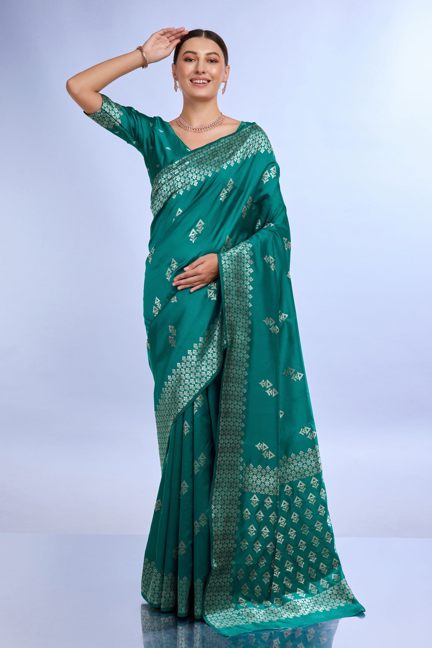 blue-green-woven-silk-saree-zb132186_1_SareeButa.com