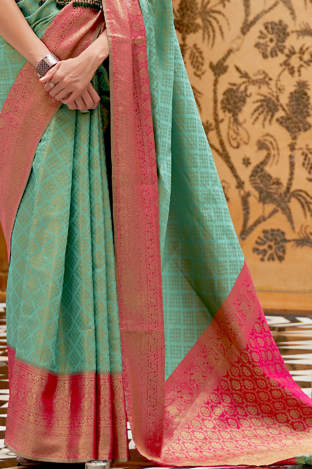 blue-green-woven-silk-saree-zb140092_3_SareeButa.com