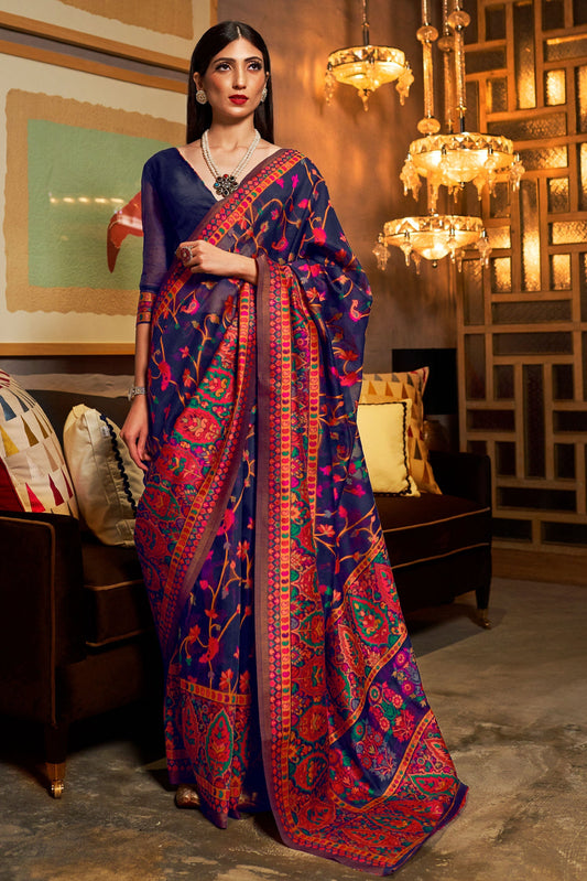 blue-kashmiri-jamewar-silk-saree-zb140021_1_SareeButa.com