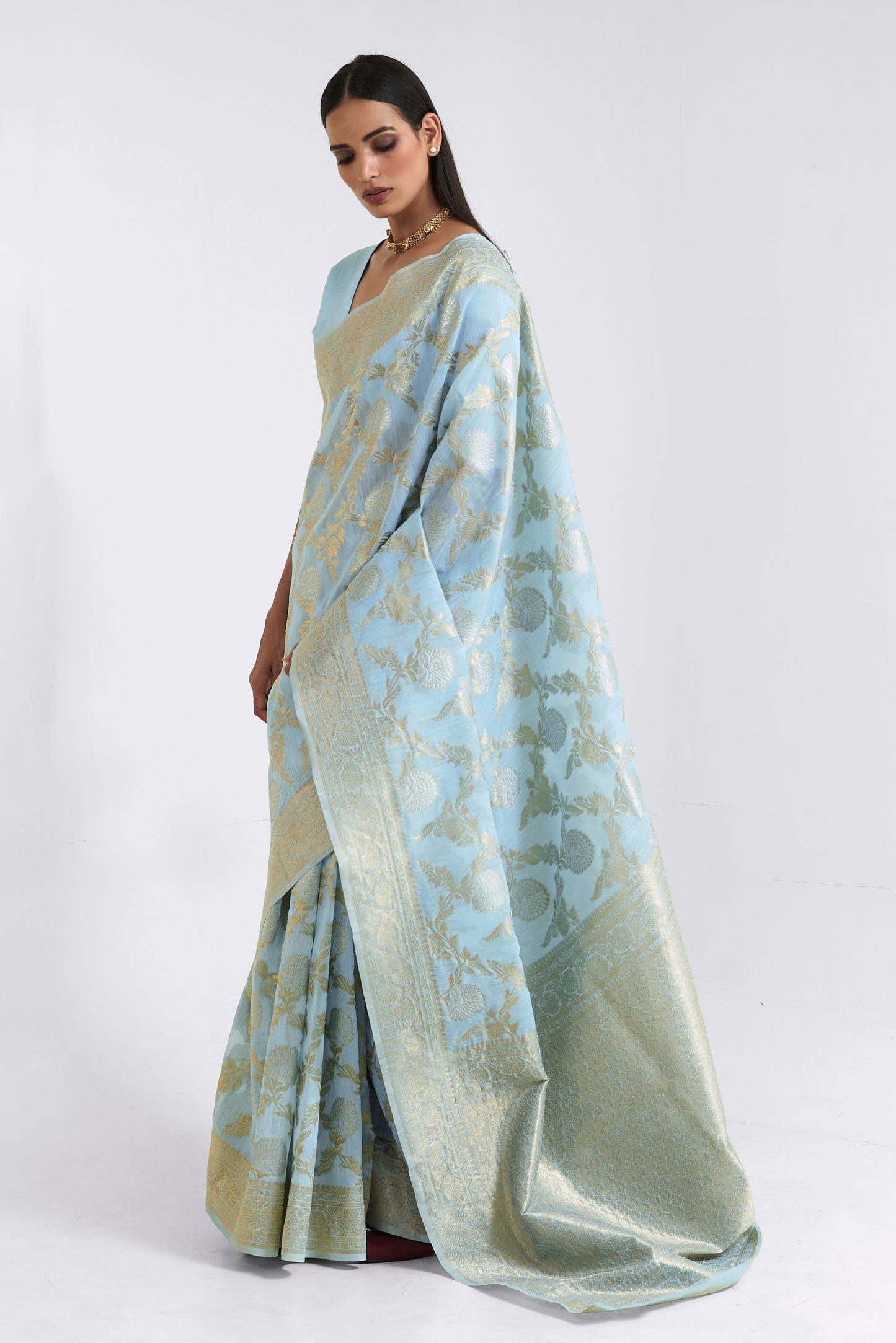 blue-linen-saree-zb140072_1_SareeButa.com