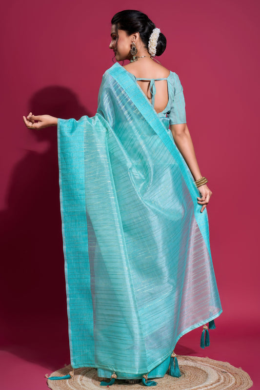 blue-woven-organza-saree-zb131958_2_SareeButa.com