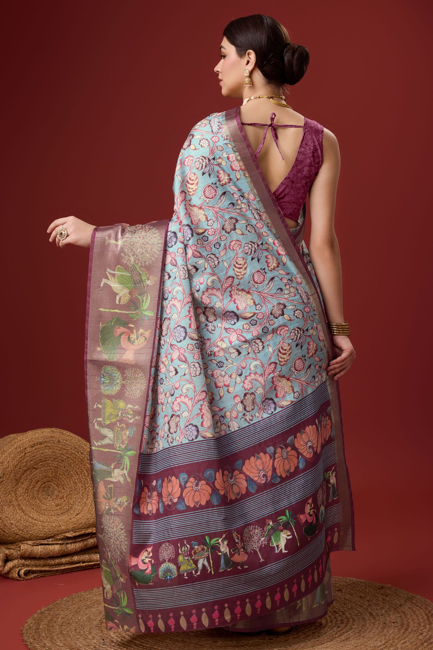 blue-printed-cotton-silk-saree-zb131894_2_SareeButa.com