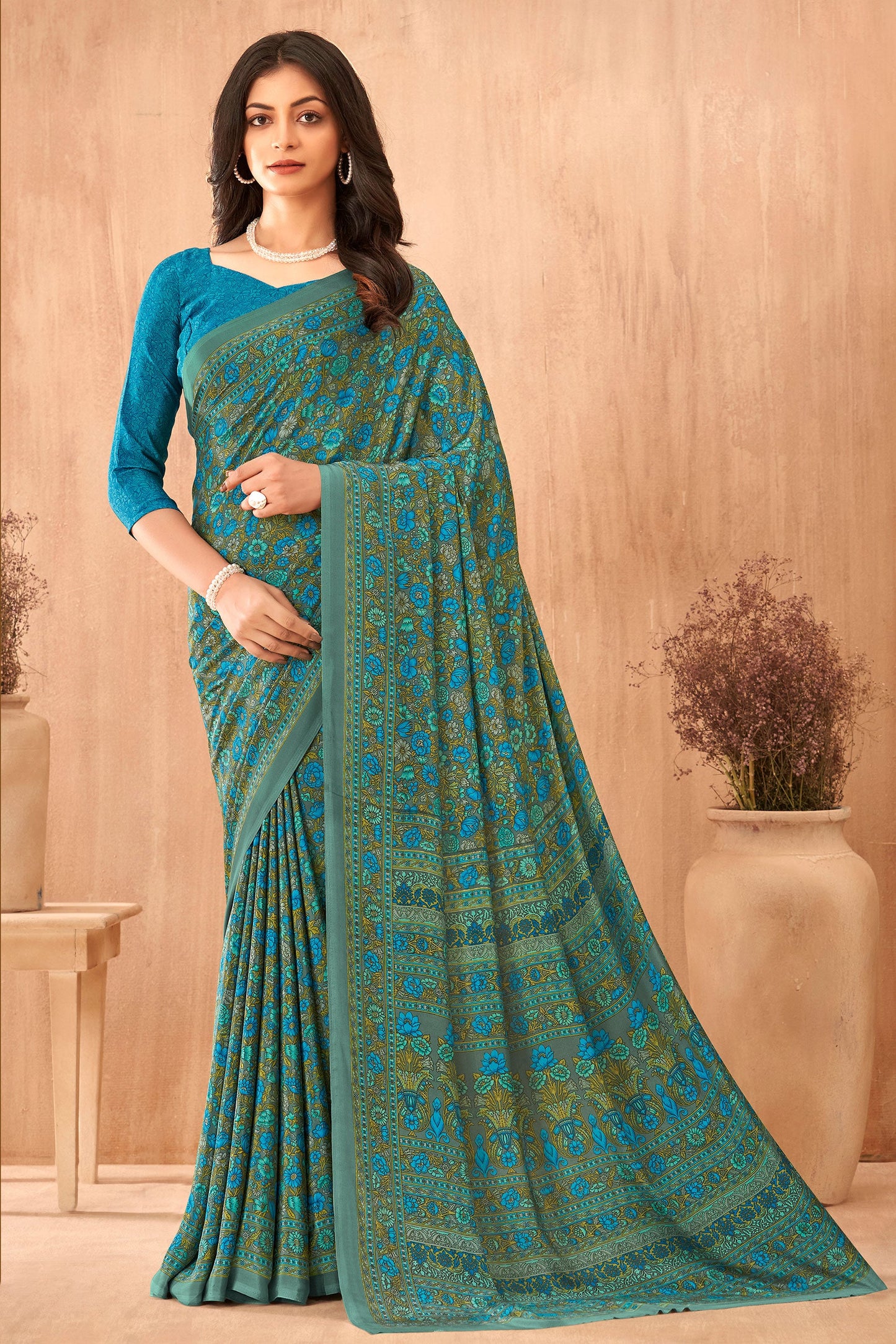 blue-printed-crepe-saree-zb131869_1_SareeButa.com