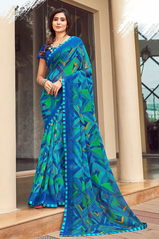 blue-printed-georgette-saree-zb130951_1_SareeButa.com