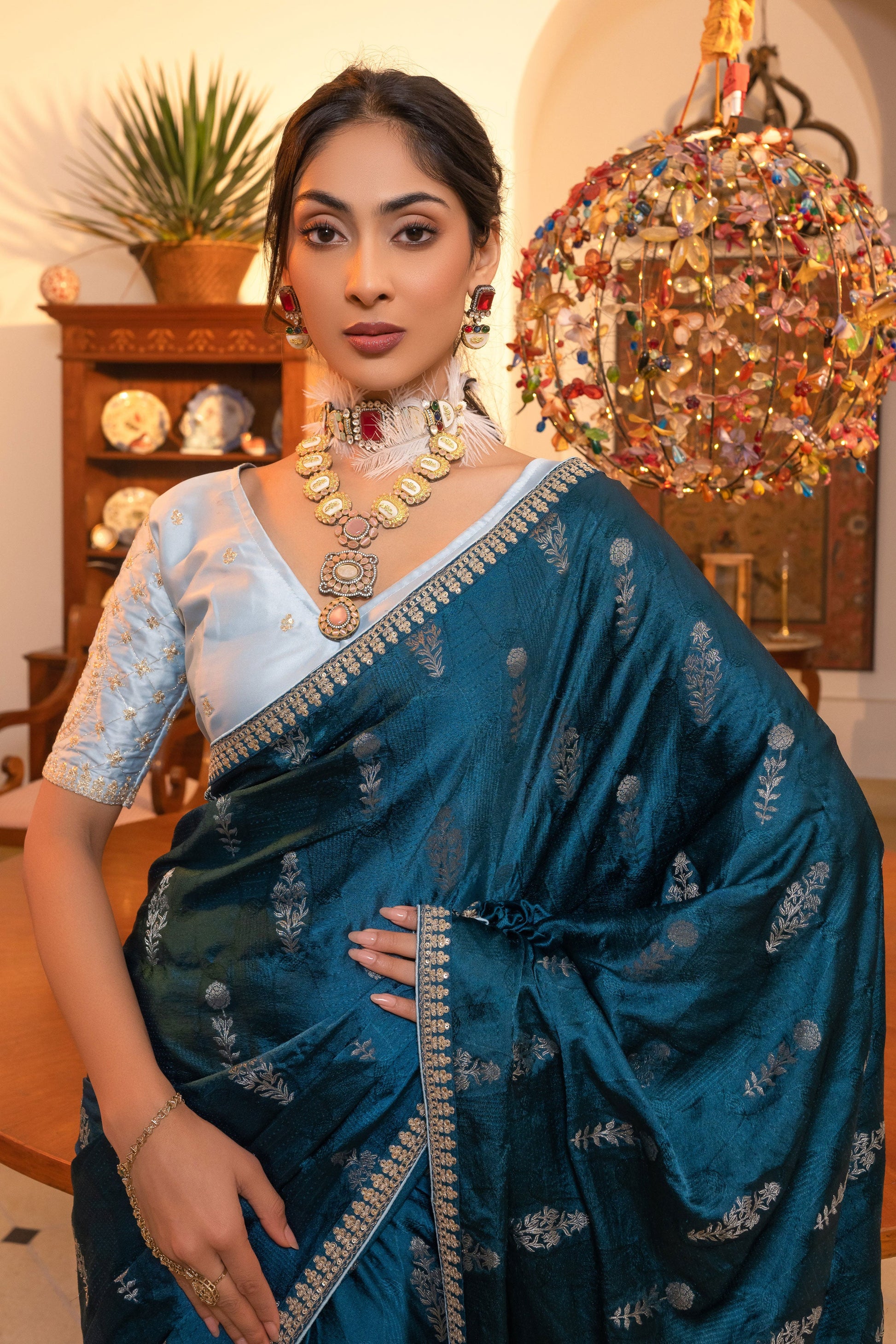 blue-satin-silk-saree-zb132257_2_SareeButa.com