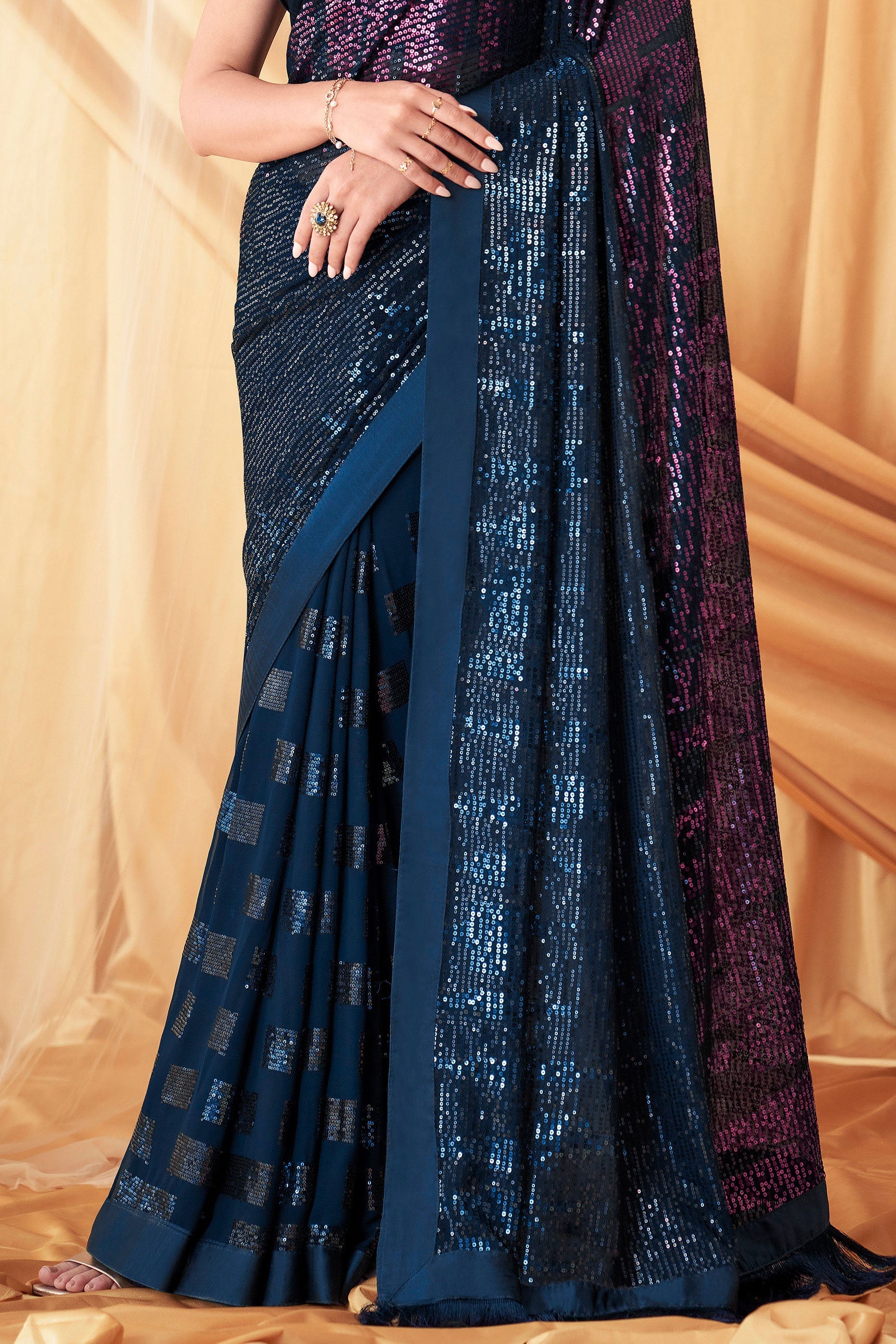 blue-sequined-georgette-silk-saree-zb131070_3_SareeButa.com