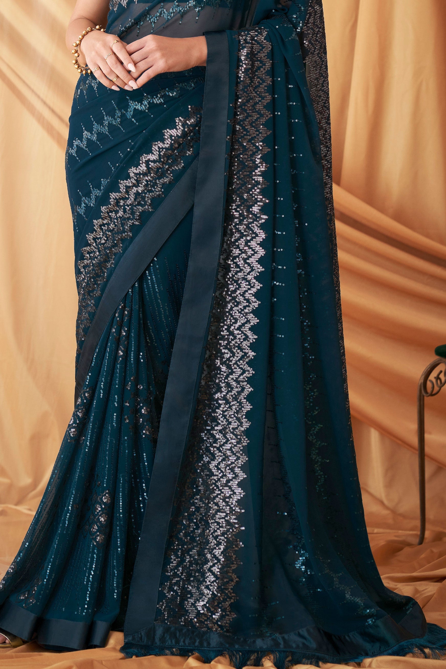 blue-sequined-georgette-silk-saree-zb131078_3_SareeButa.com