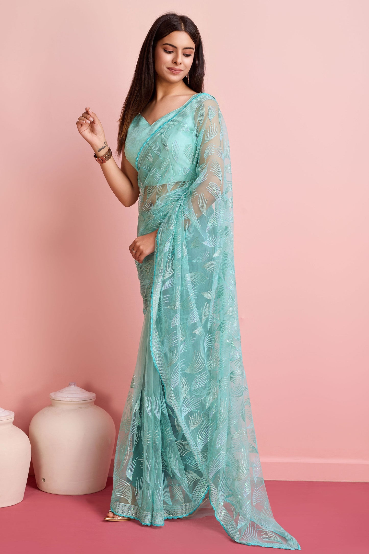 blue-sequined-net-saree-zb131832_4_SareeButa.com