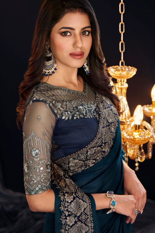blue-shimmer-georgette-saree-zb131302_2_SareeButa.com