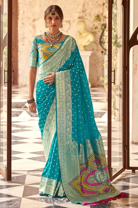 Blue Silk Saree-ZB133137_1_SareeButa.Com