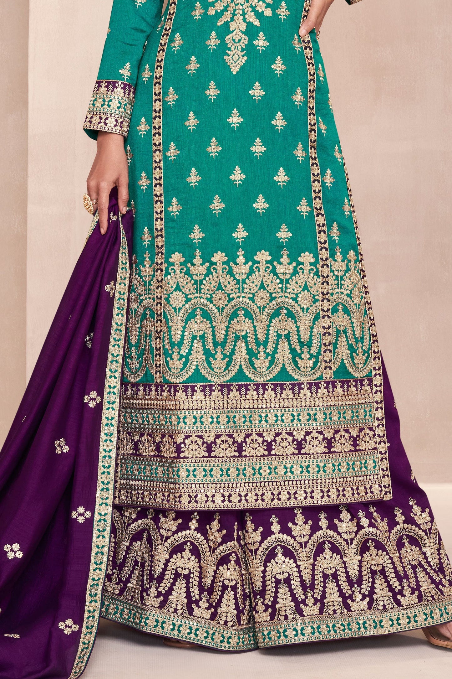 blue-silk-straight-palazzo-suit-ss006_3_SareeButa.com