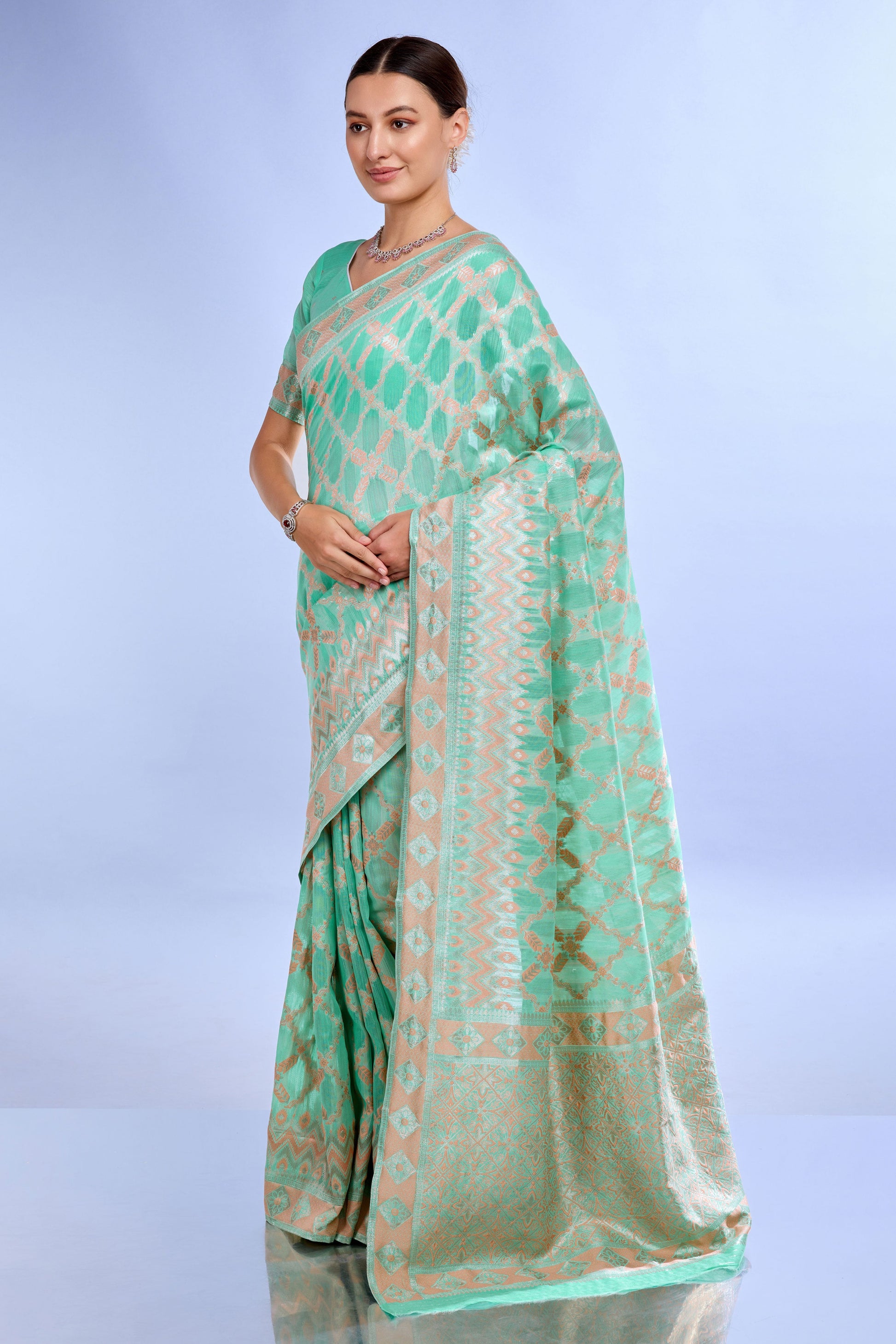 blue-woven-linen-saree-zb132202_3_SareeButa.com