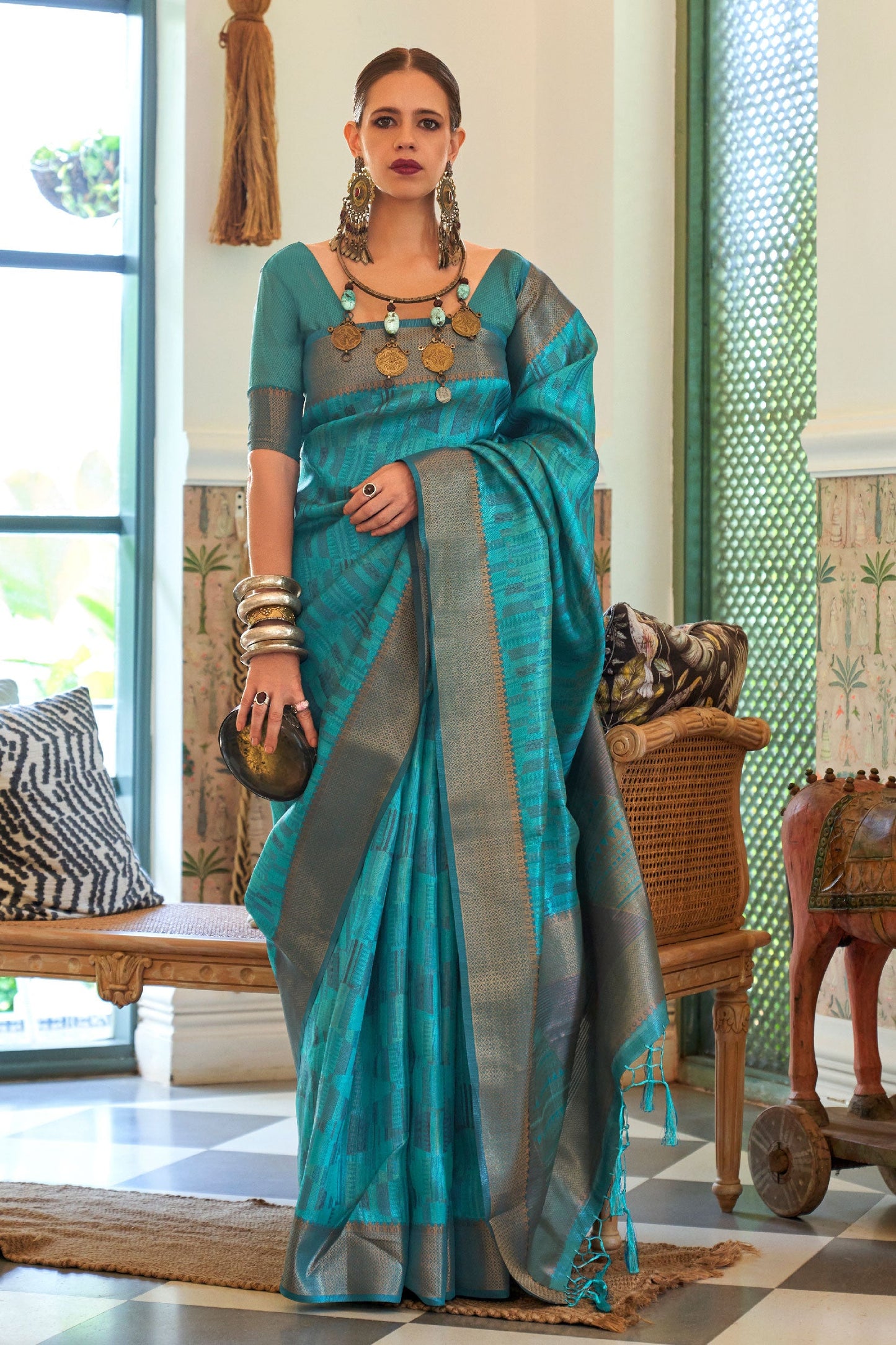 blue-woven-organza-saree-zb140321_1_SareeButa.com