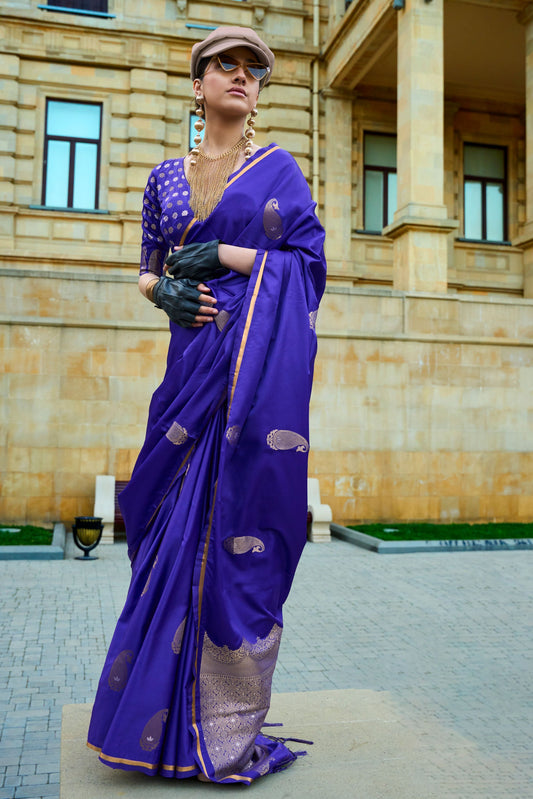 blue-woven-satin-silk-saree-zb130980_1_SareeButa.com