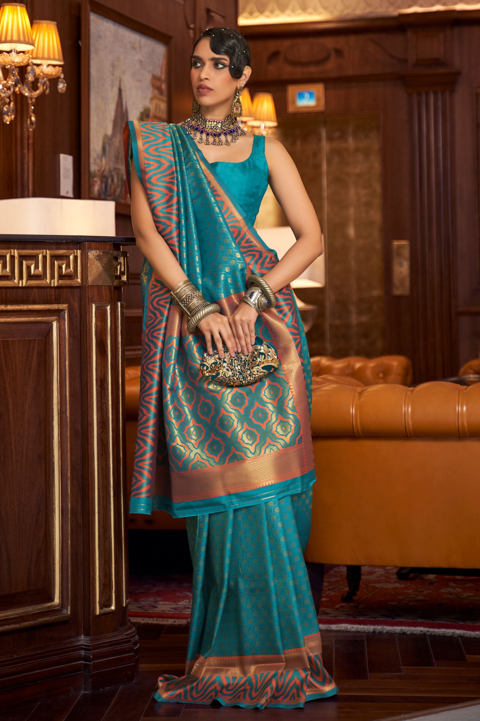 blue-woven-silk-saree-zb131881_2_SareeButa.com