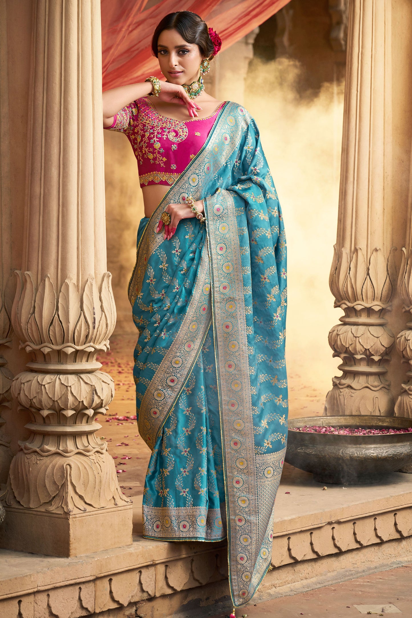 blue-woven-silk-saree-zb132738_1_SareeButa.com