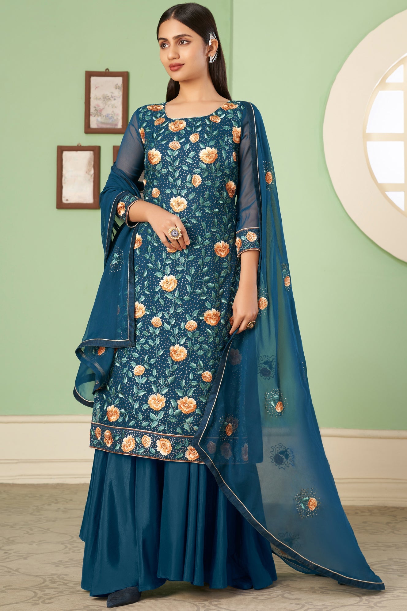 blue-embroidered-georgette-suit-ss050_2_SareeButa.com