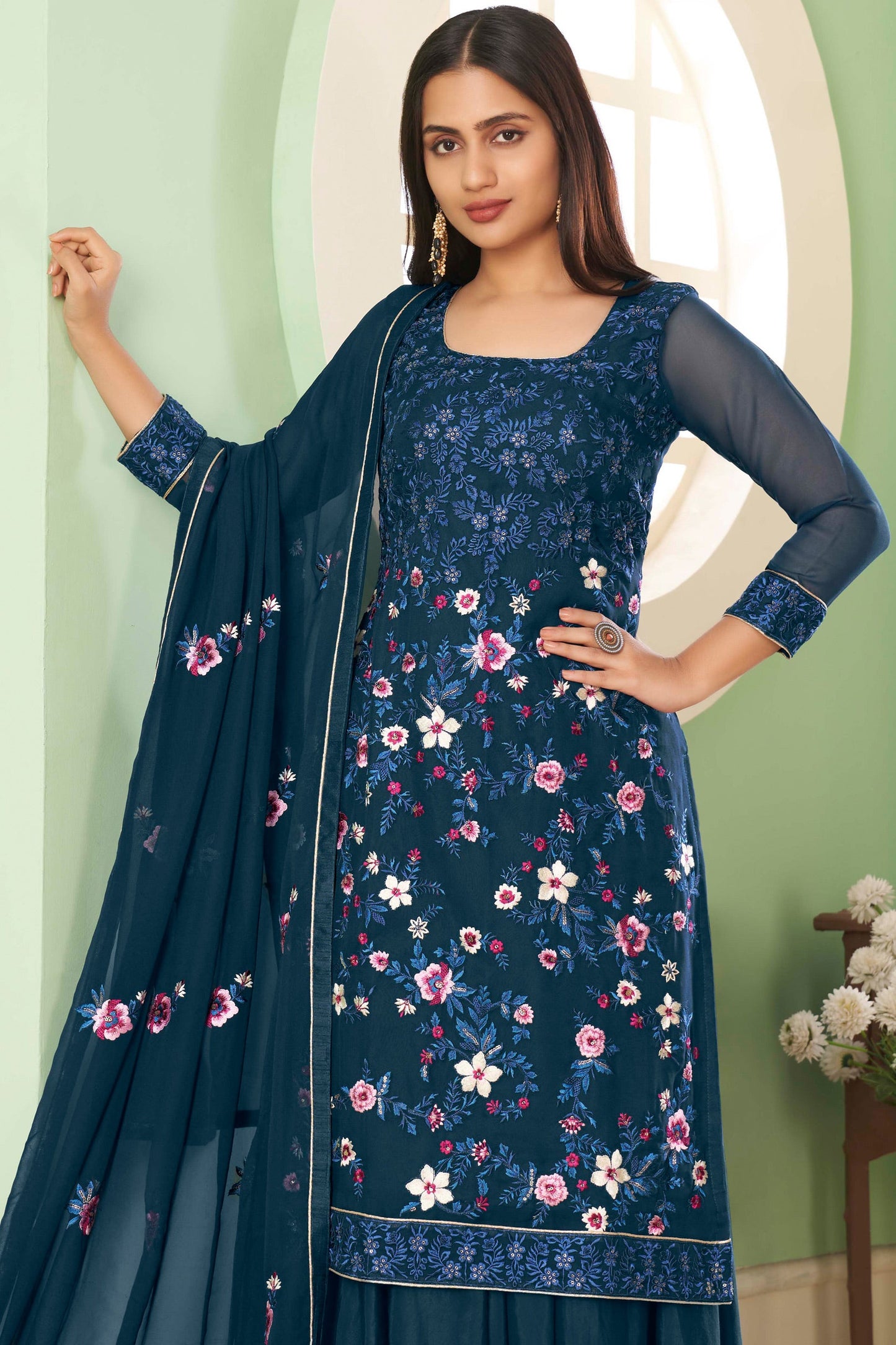 blue-embroidered-georgette-suit-ss056_3_SareeButa.com