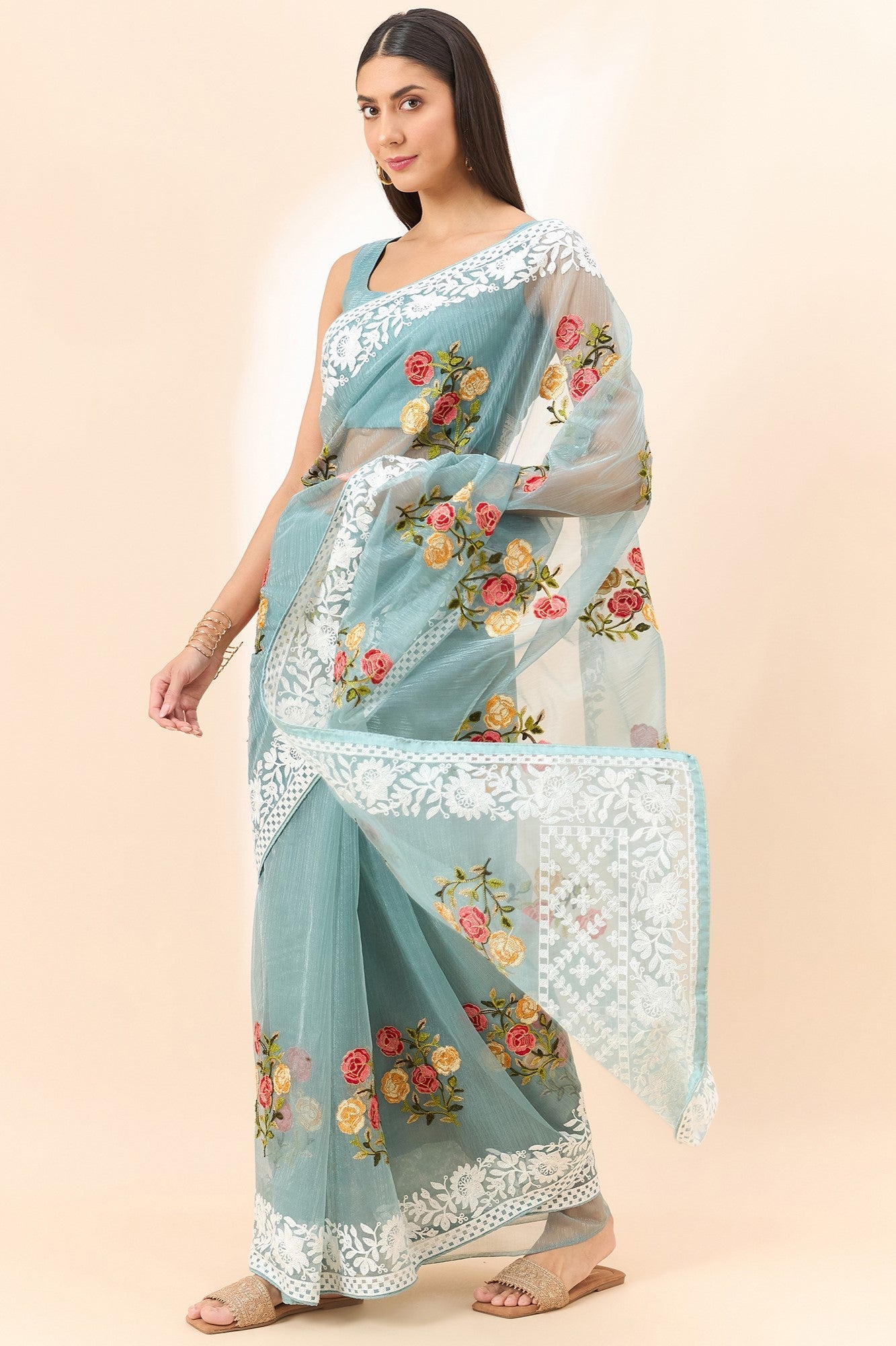 blue-embroidered-organza-saree-zb131090_2_SareeButa.com