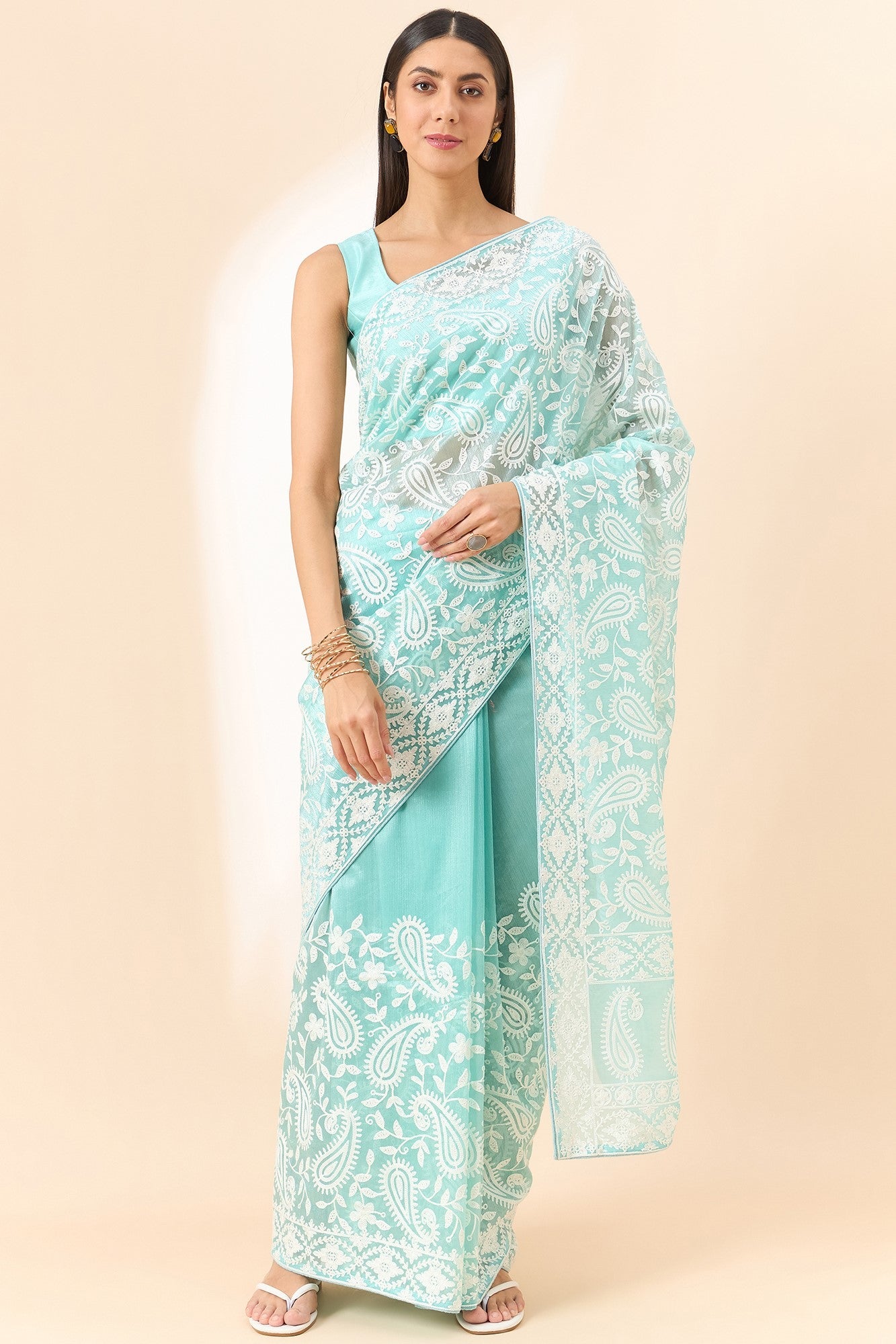 blue-embroidered-organza-saree-zb131094_1_SareeButa.com